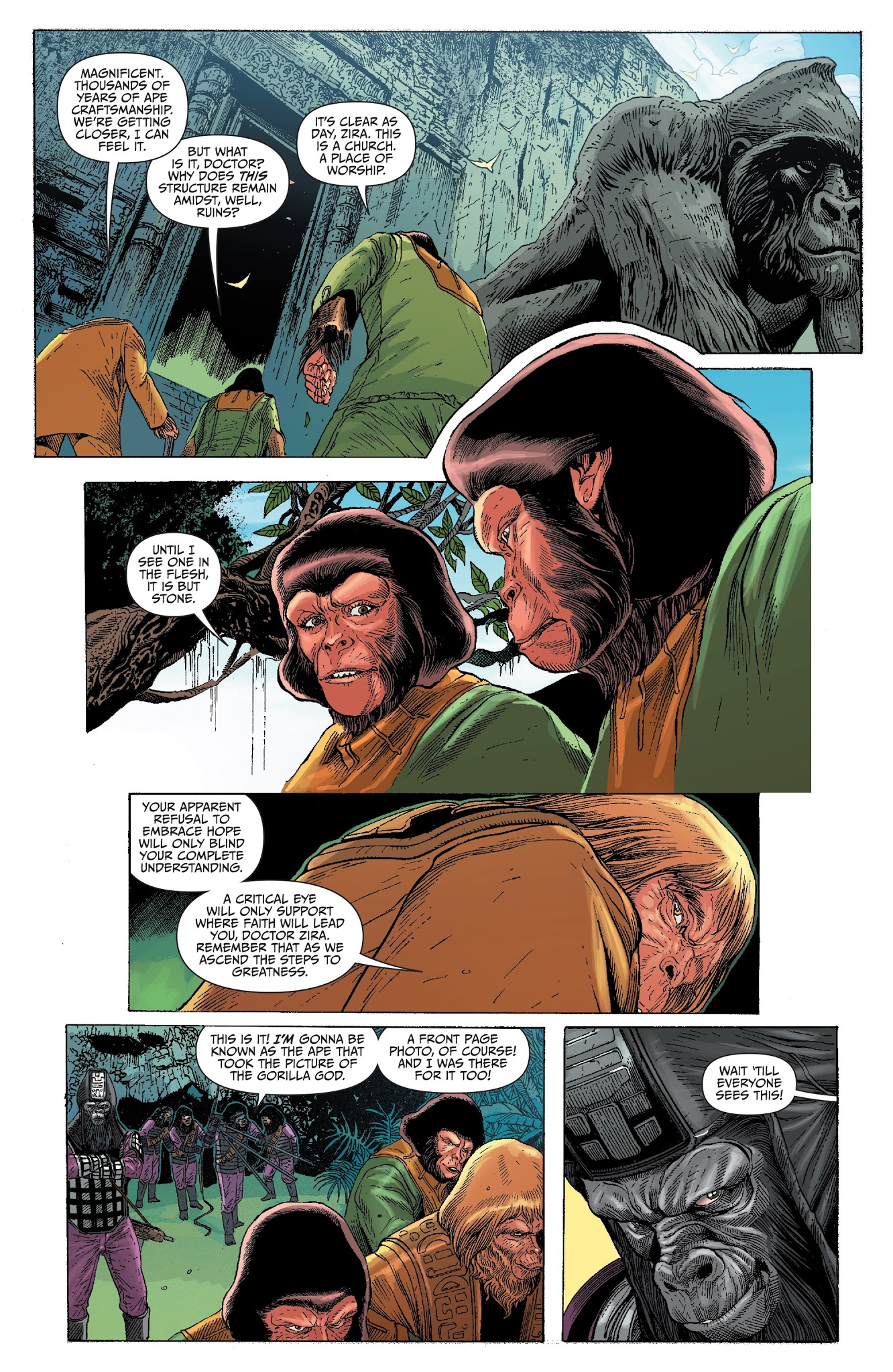 Read online Kong on the Planet of the Apes comic -  Issue #2 - 13