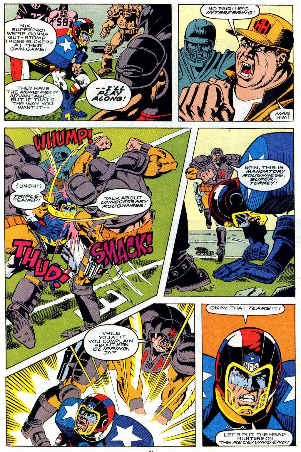 Read online NFL SuperPro comic -  Issue #5 - 19