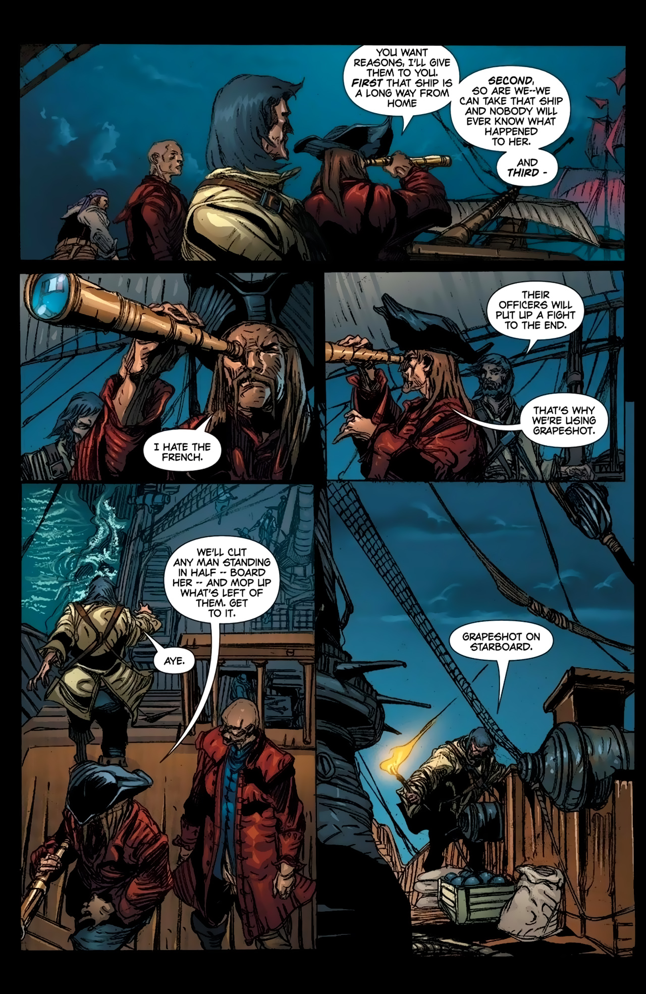 Read online Blackbeard: Legend of the Pyrate King comic -  Issue #3 - 22