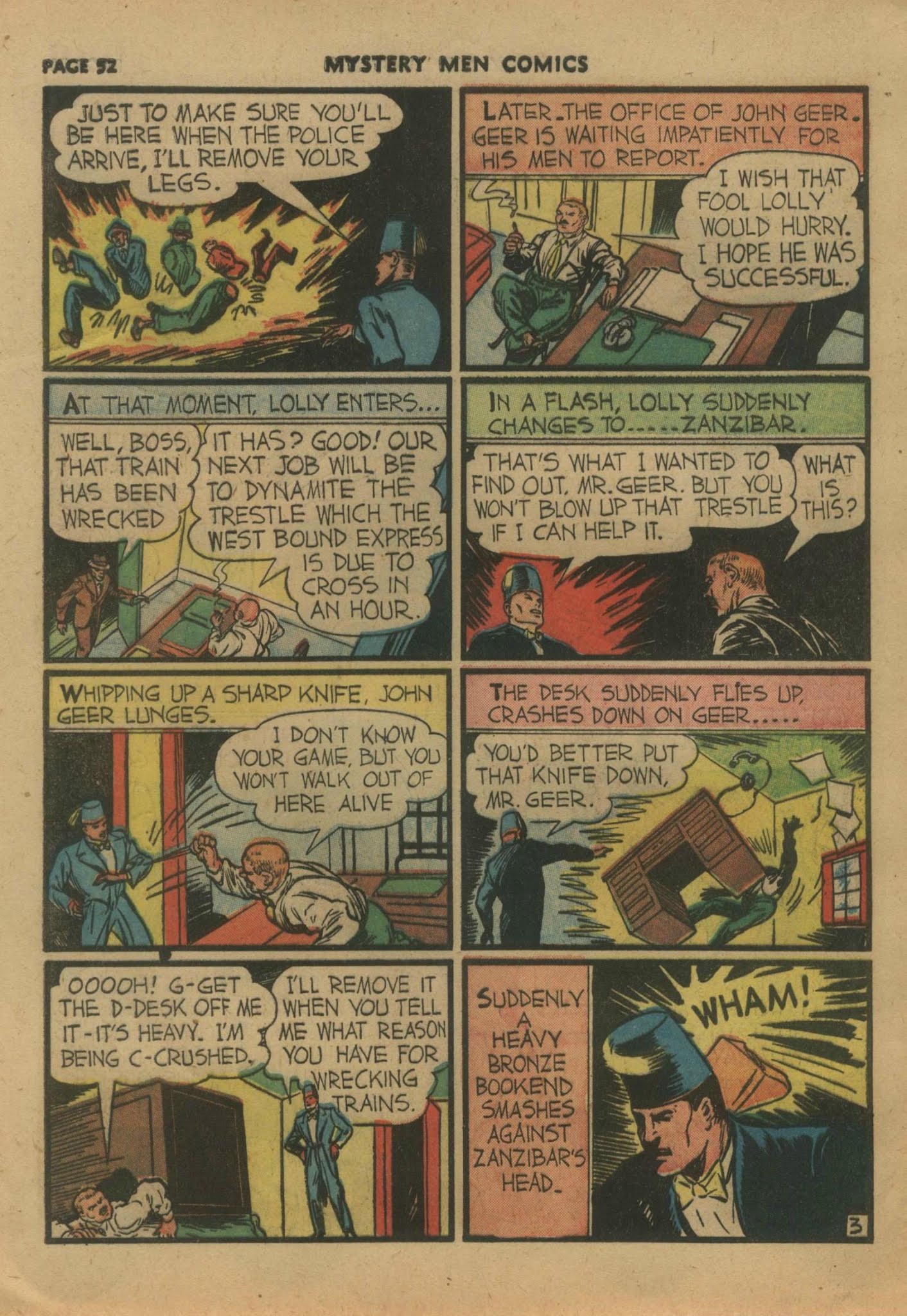 Read online Mystery Men Comics comic -  Issue #21 - 54