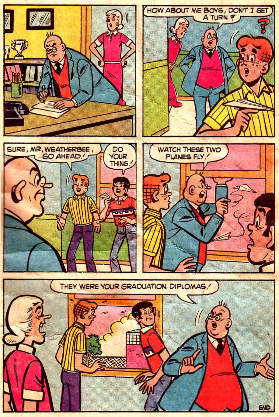 Read online Reggie and Me (1966) comic -  Issue #98 - 33