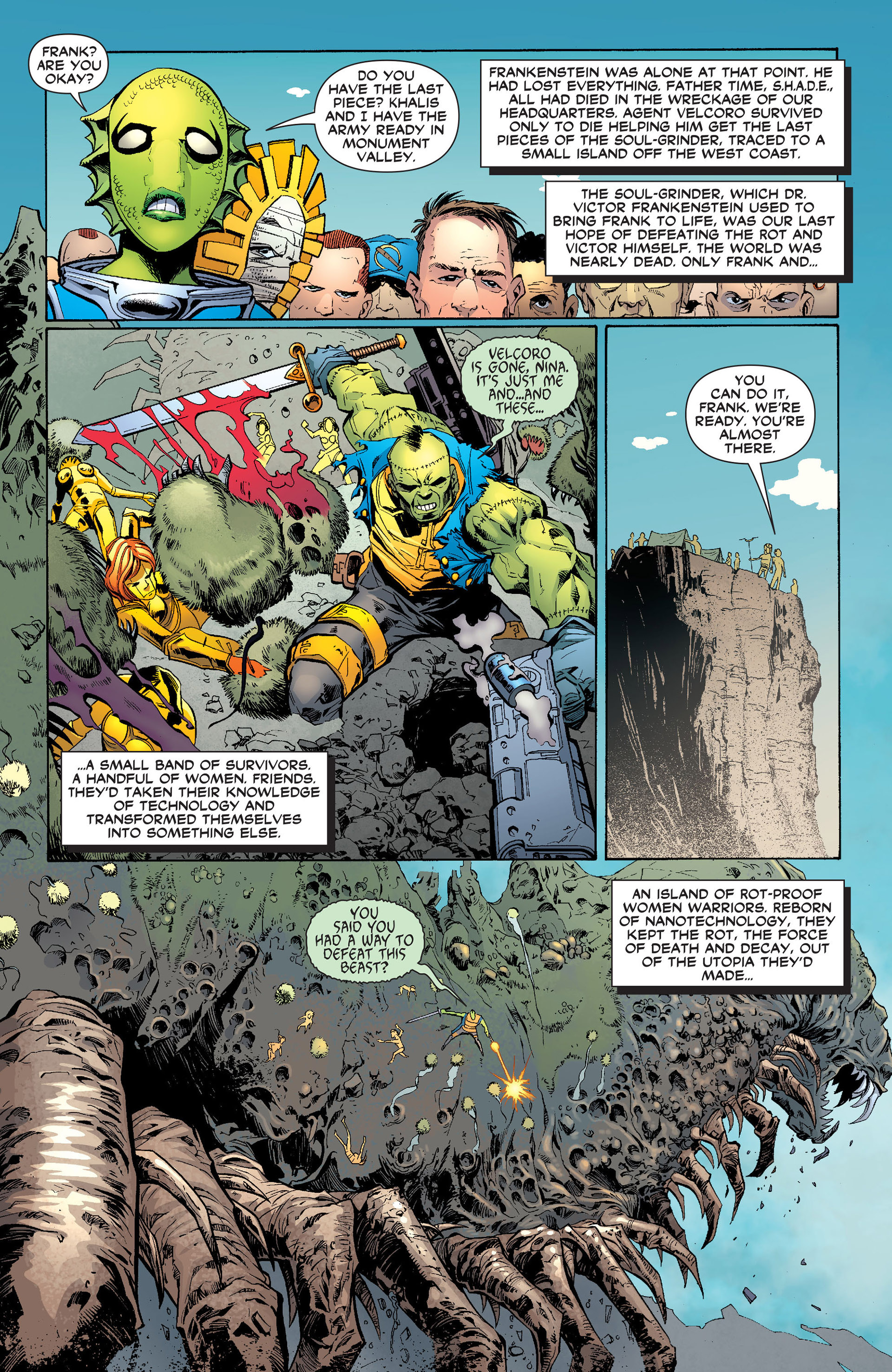 Read online Frankenstein, Agent of S.H.A.D.E. comic -  Issue #15 - 2