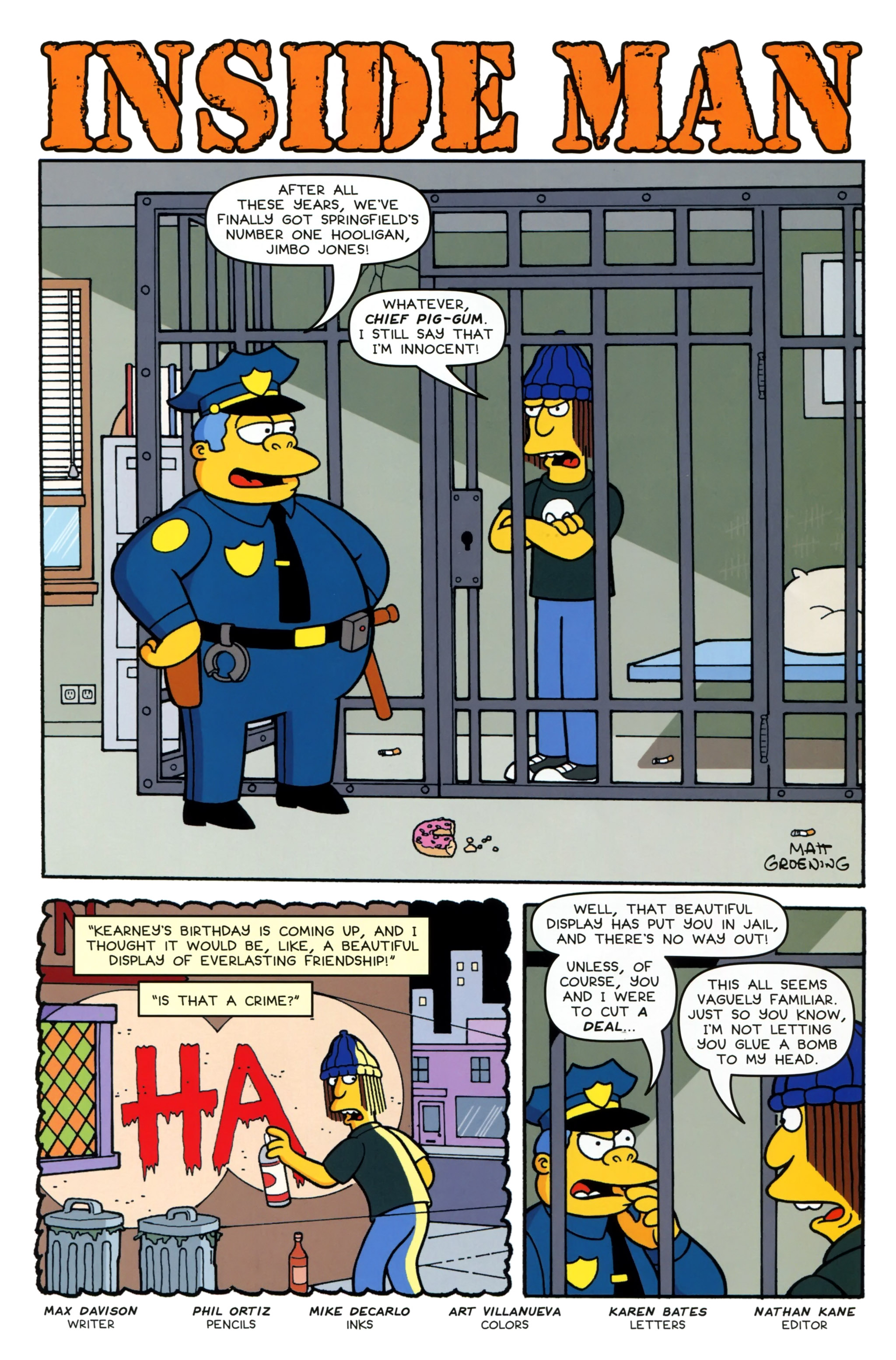 Read online Simpsons One-Shot Wonders: Jimbo comic -  Issue # Full - 22