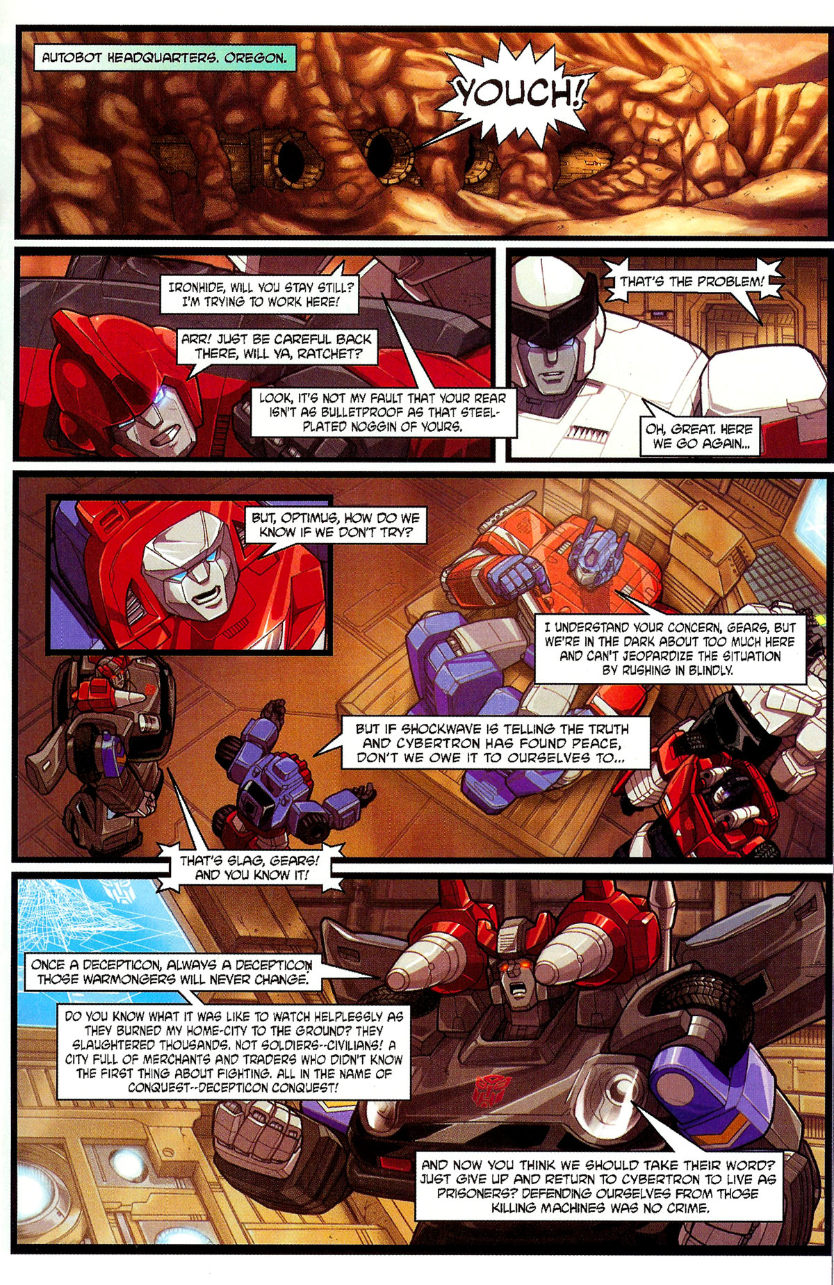Read online Transformers: Generation 1 (2003) comic -  Issue #1 - 21