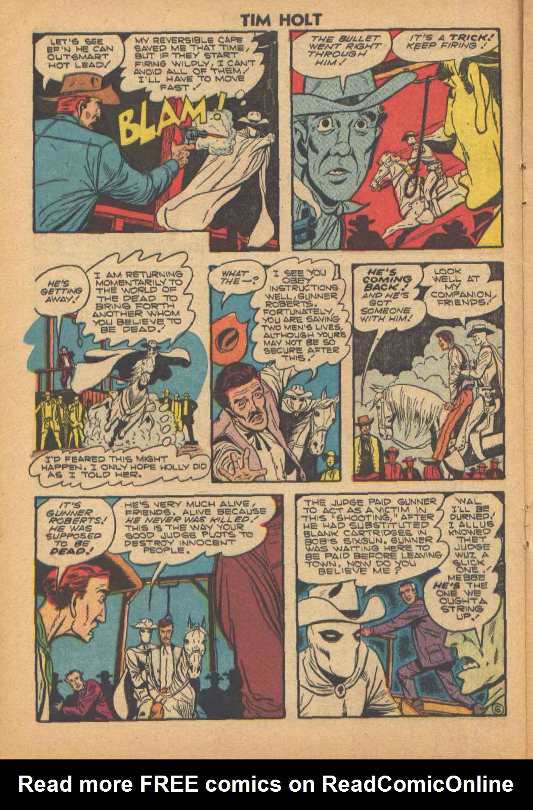 Read online Tim Holt comic -  Issue #39 - 16