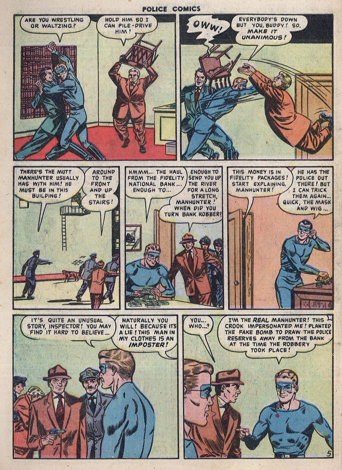 Read online Police Comics comic -  Issue #97 - 32
