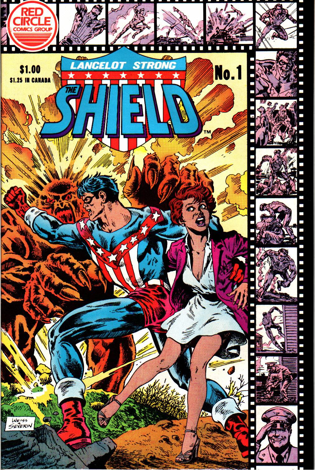 Read online Lancelot Strong, The Shield comic -  Issue #1 - 1