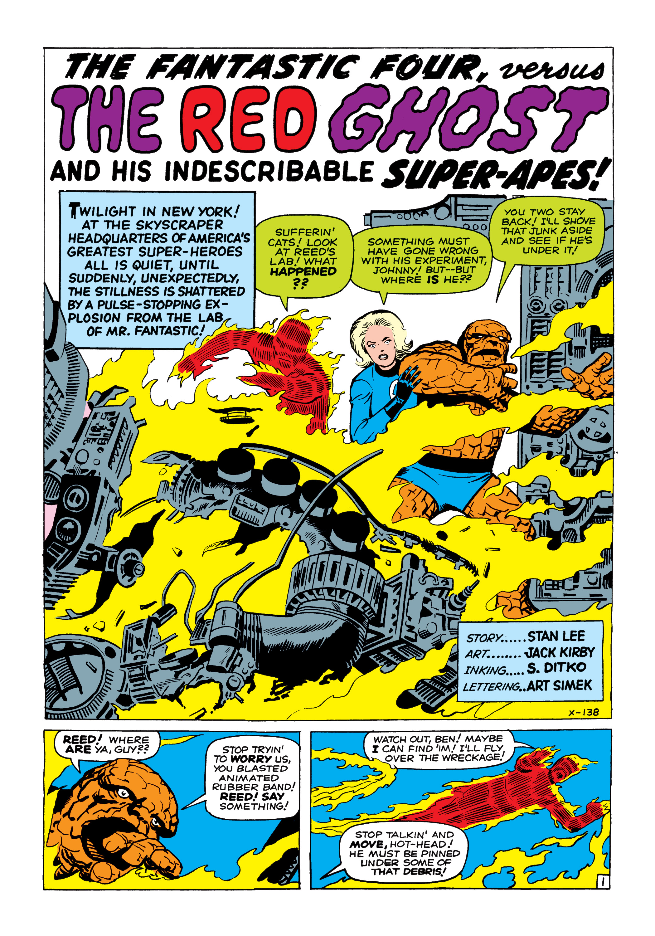 Read online Marvel Masterworks: The Fantastic Four comic -  Issue # TPB 2 (Part 1) - 55