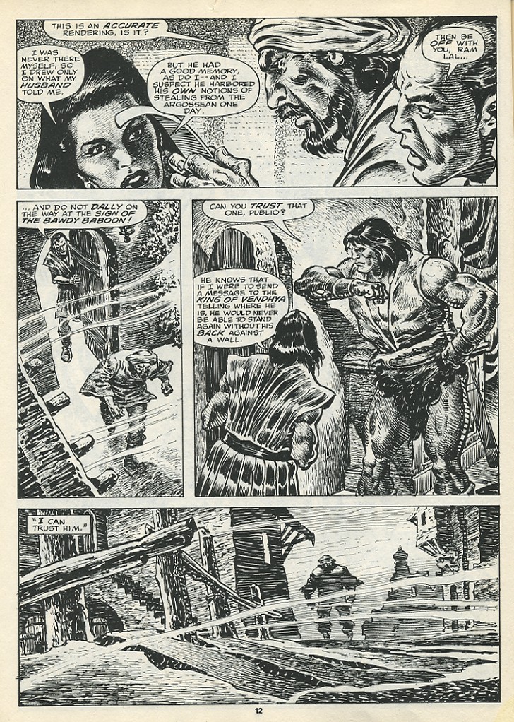 Read online The Savage Sword Of Conan comic -  Issue #197 - 14