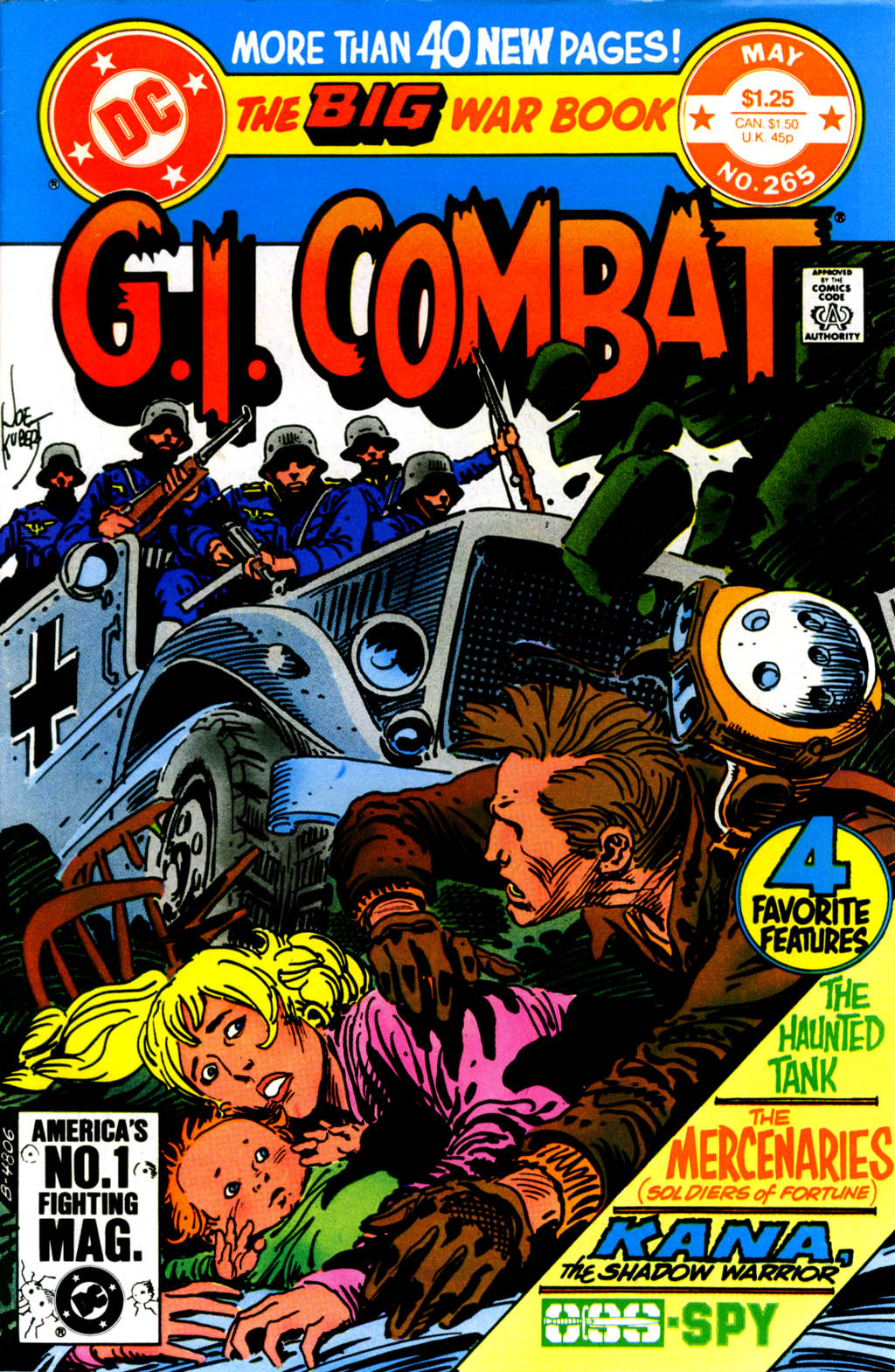 Read online G.I. Combat (1952) comic -  Issue #265 - 1