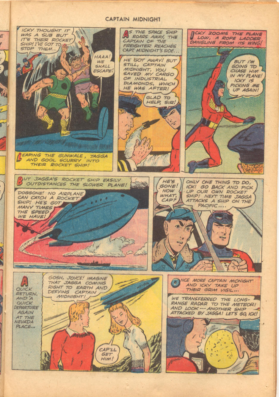 Read online Captain Midnight (1942) comic -  Issue #55 - 19