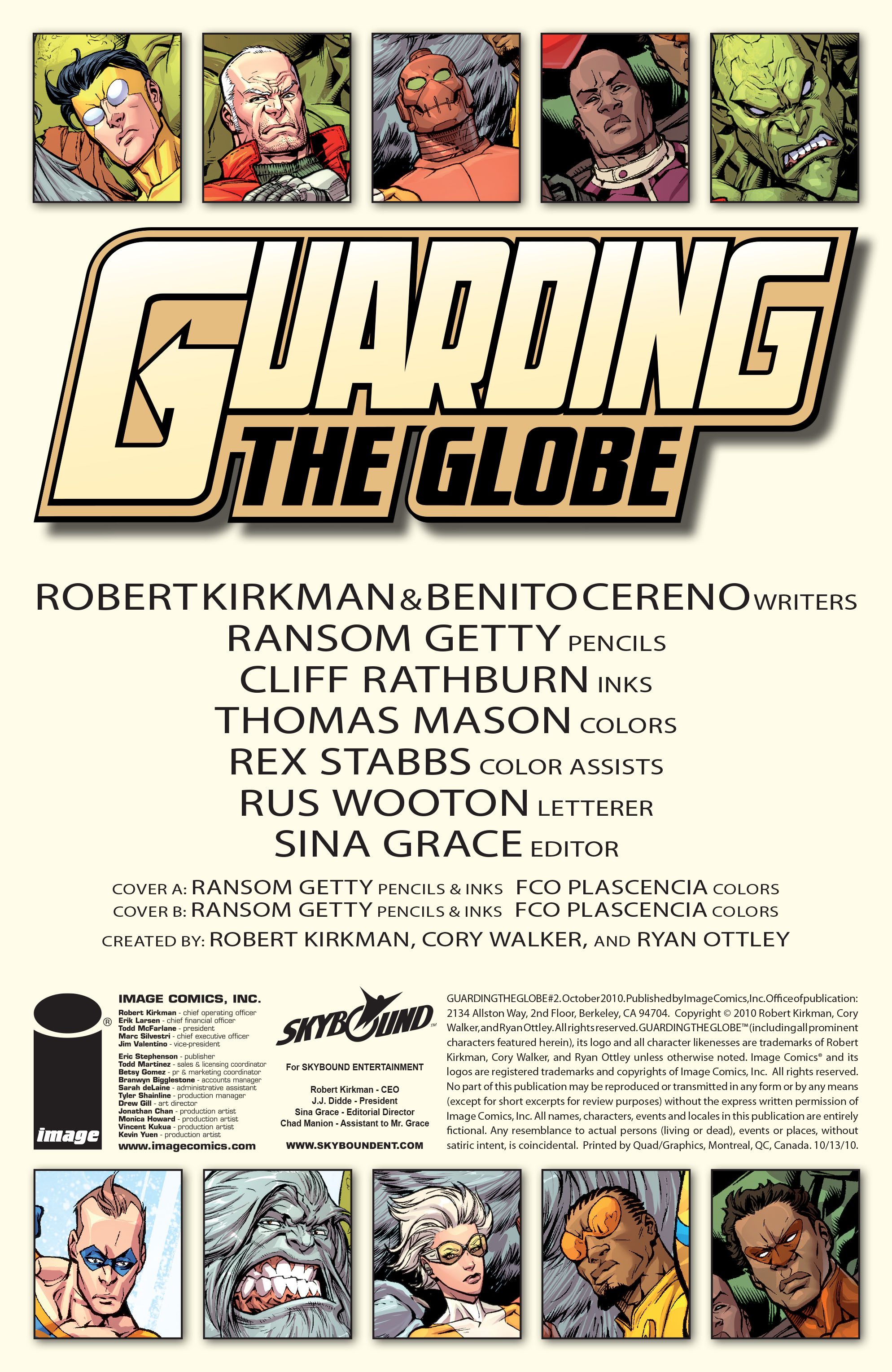 Read online Guarding the Globe (2010) comic -  Issue #2 - 2