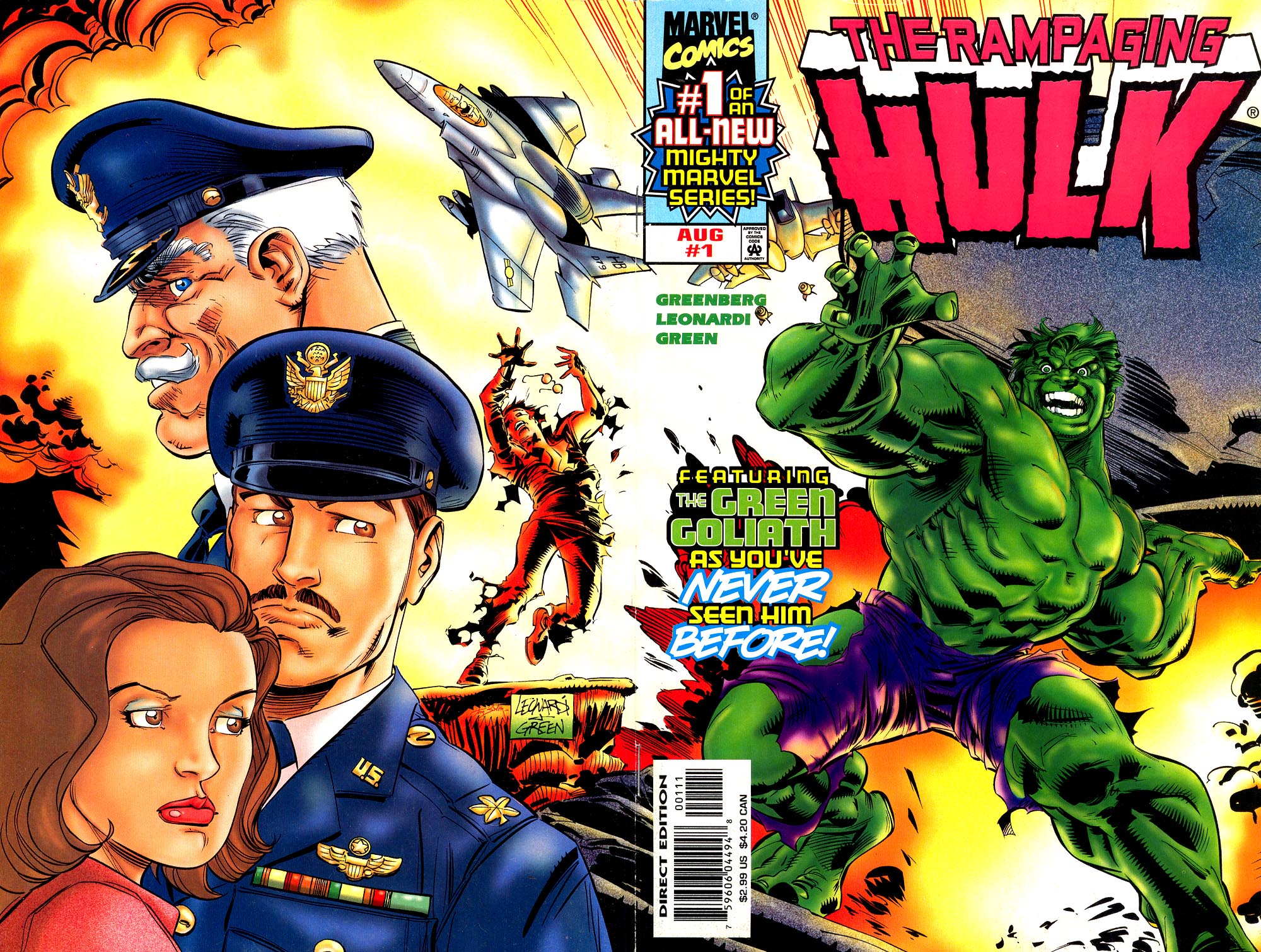 Read online The Rampaging Hulk (1998) comic -  Issue #1 - 1