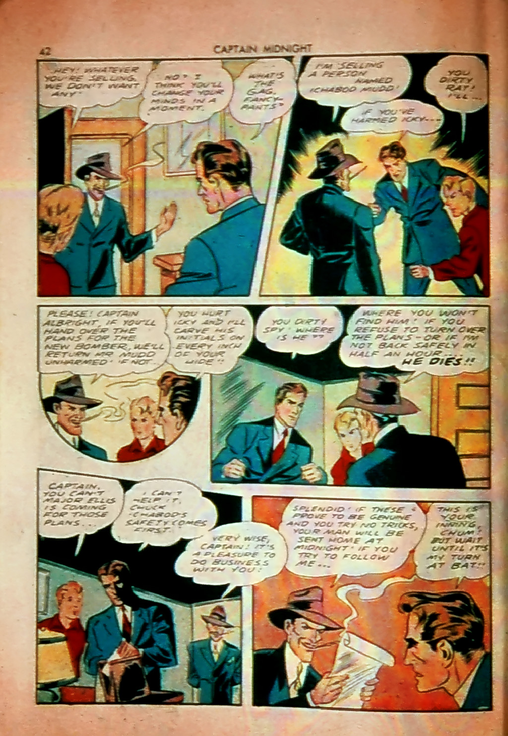 Read online Captain Midnight (1942) comic -  Issue #1 - 42