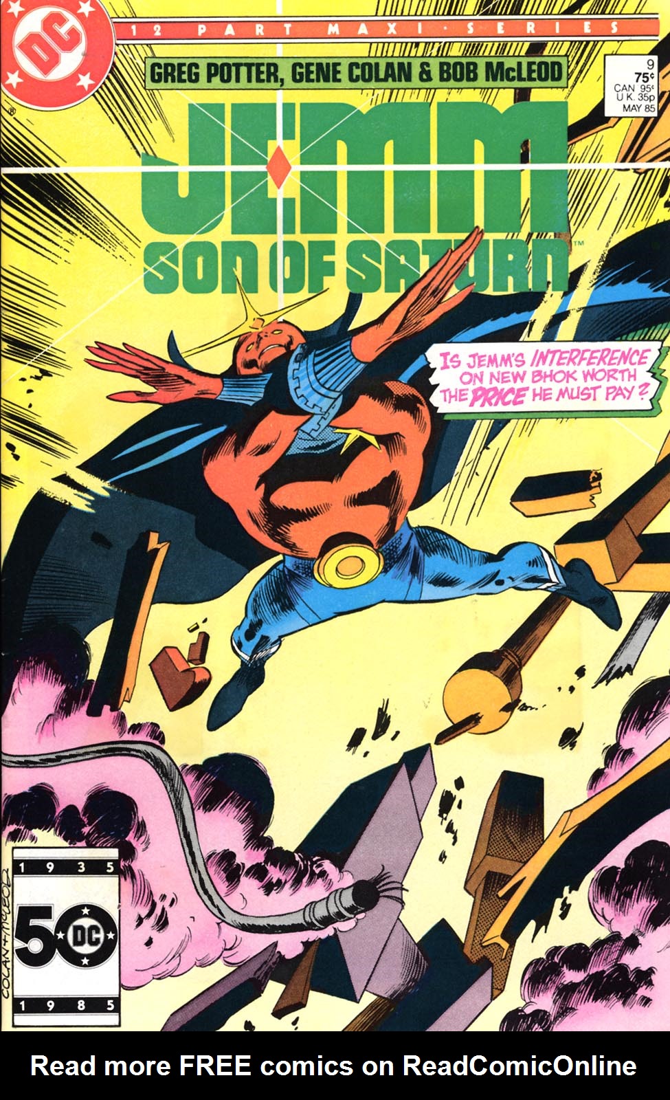 Read online Jemm, Son of Saturn comic -  Issue #9 - 1