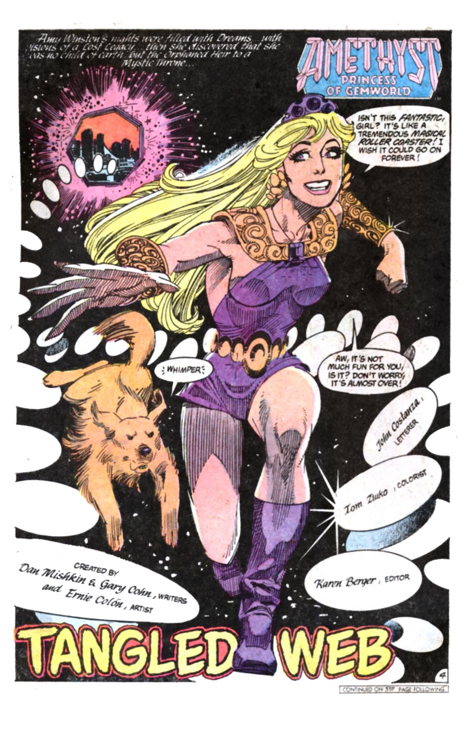 Read online Amethyst, Princess of Gemworld comic -  Issue #3 - 4