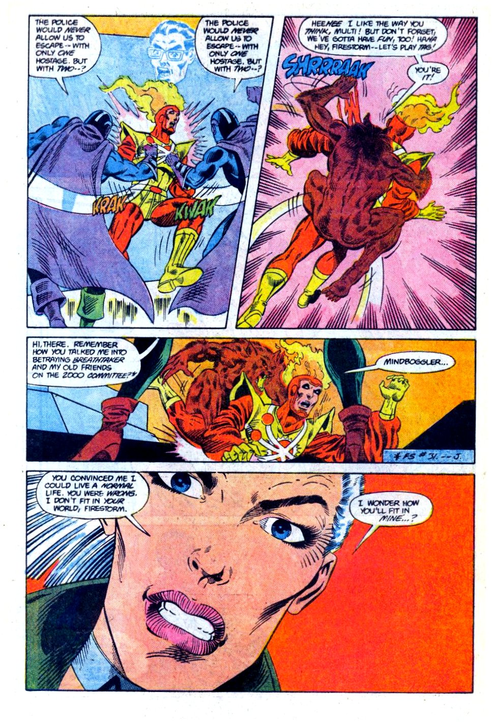 The Fury of Firestorm Issue #47 #51 - English 12