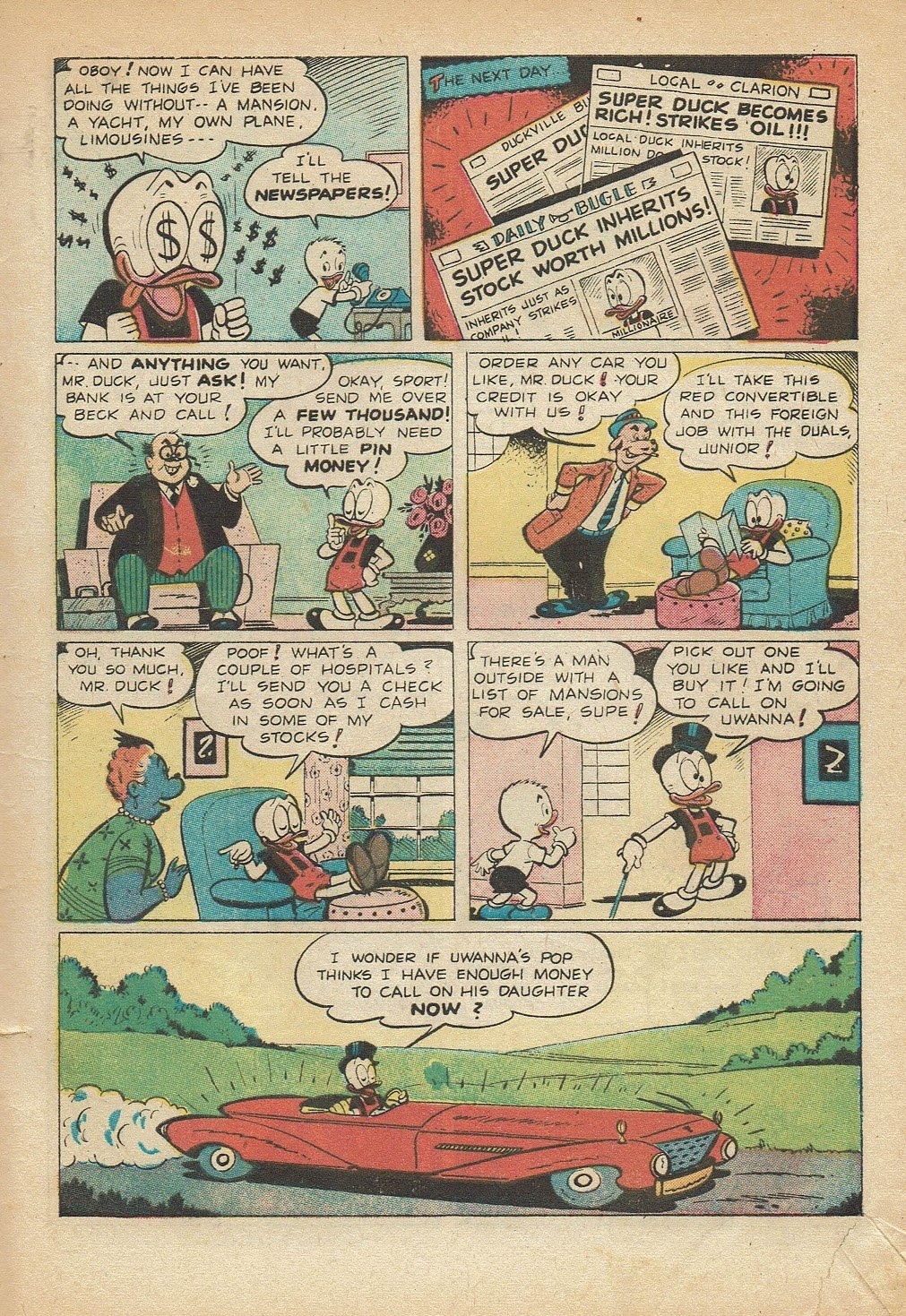 Read online Super Duck Comics comic -  Issue #70 - 5