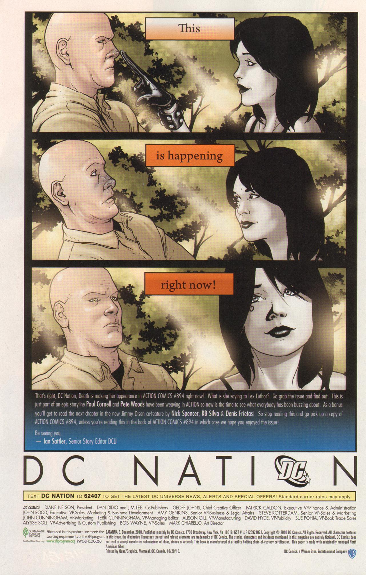 Read online Zatanna (2010) comic -  Issue #6 - 35