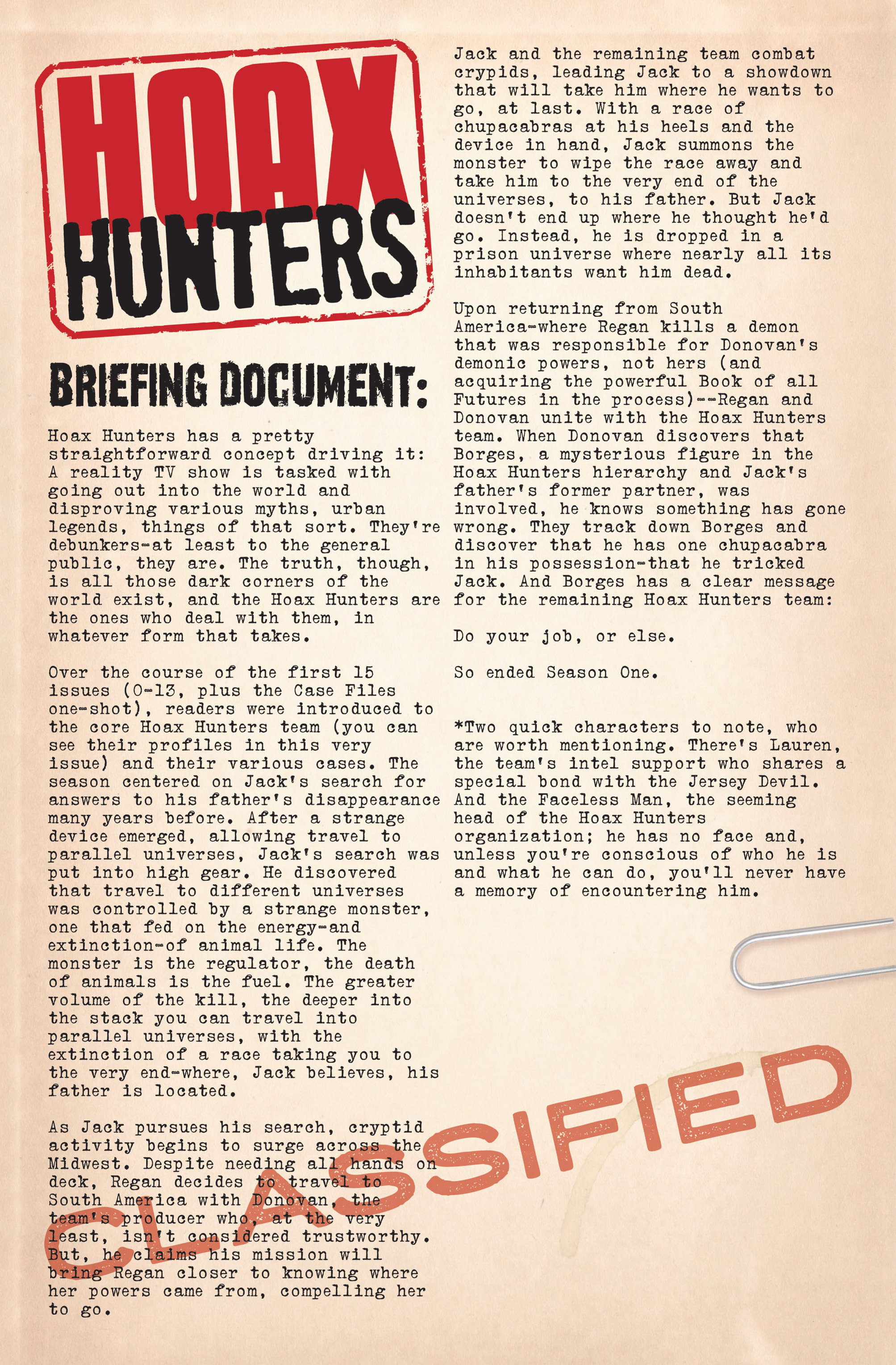 Read online Hoax Hunters (2015) comic -  Issue #1 - 25