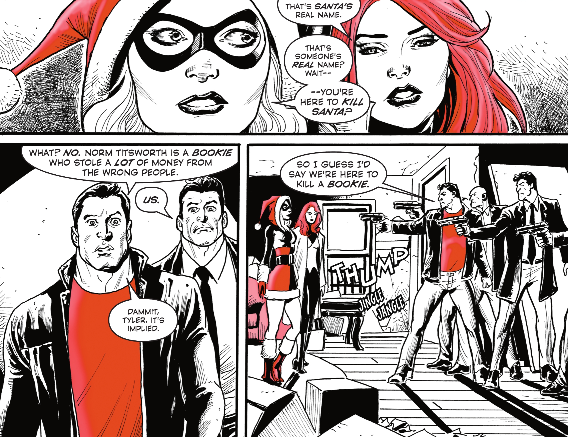Read online Harley Quinn Black   White   Red comic -  Issue #17 - 12
