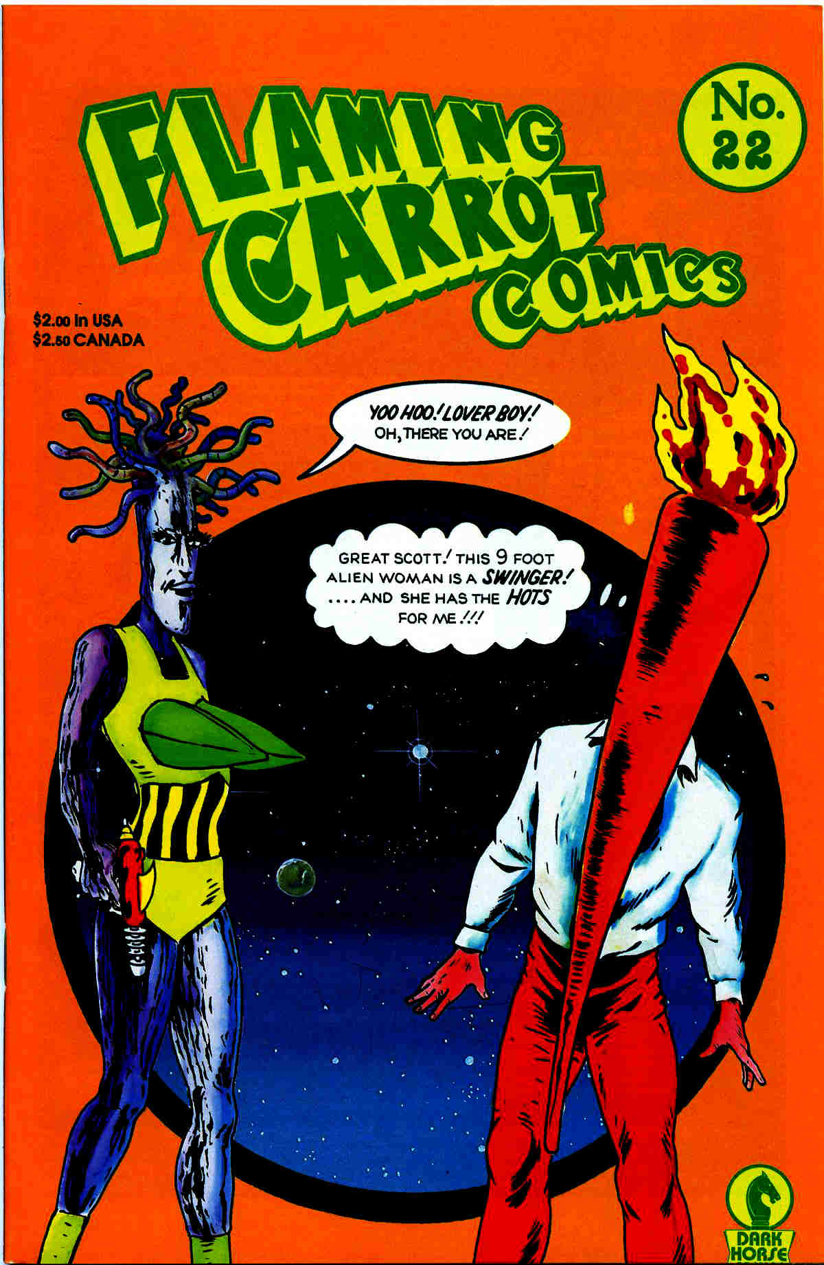 Read online Flaming Carrot Comics (1988) comic -  Issue #22 - 1