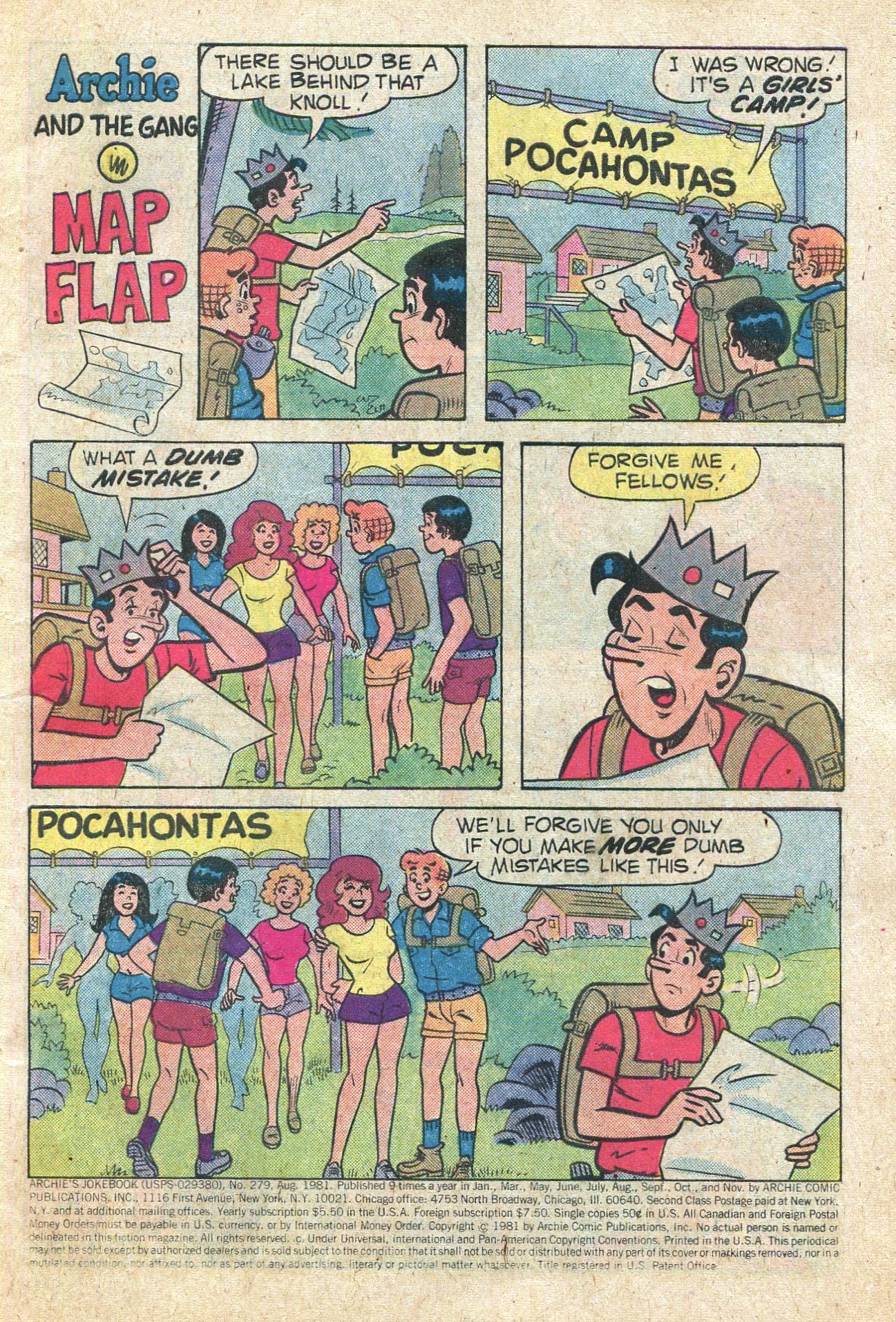 Read online Archie's Joke Book Magazine comic -  Issue #279 - 3