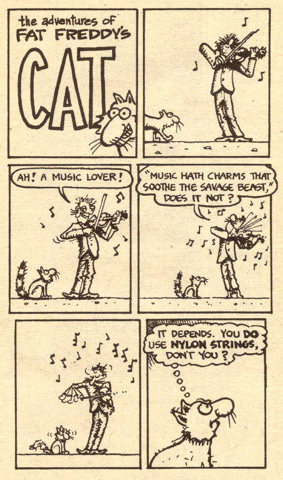 Read online Adventures of Fat Freddy's Cat comic -  Issue #2 - 21