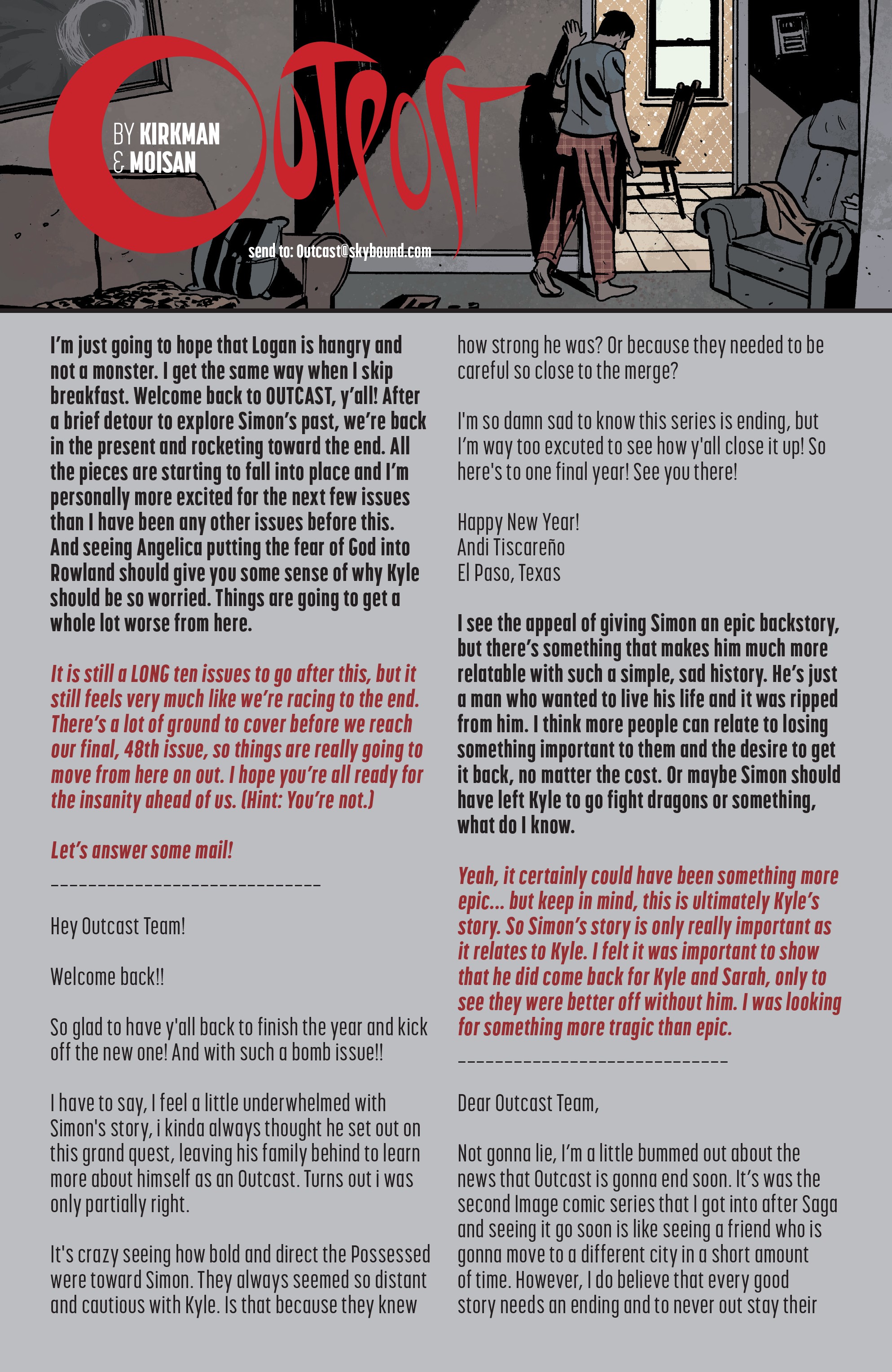 Read online Outcast by Kirkman & Azaceta comic -  Issue #38 - 23