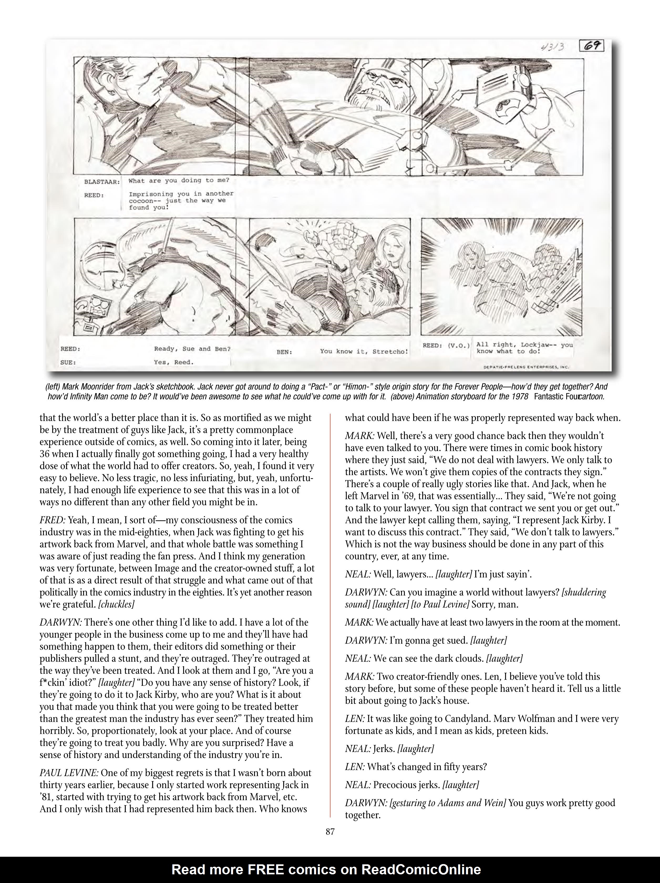 Read online The Jack Kirby Collector comic -  Issue #68 - 89