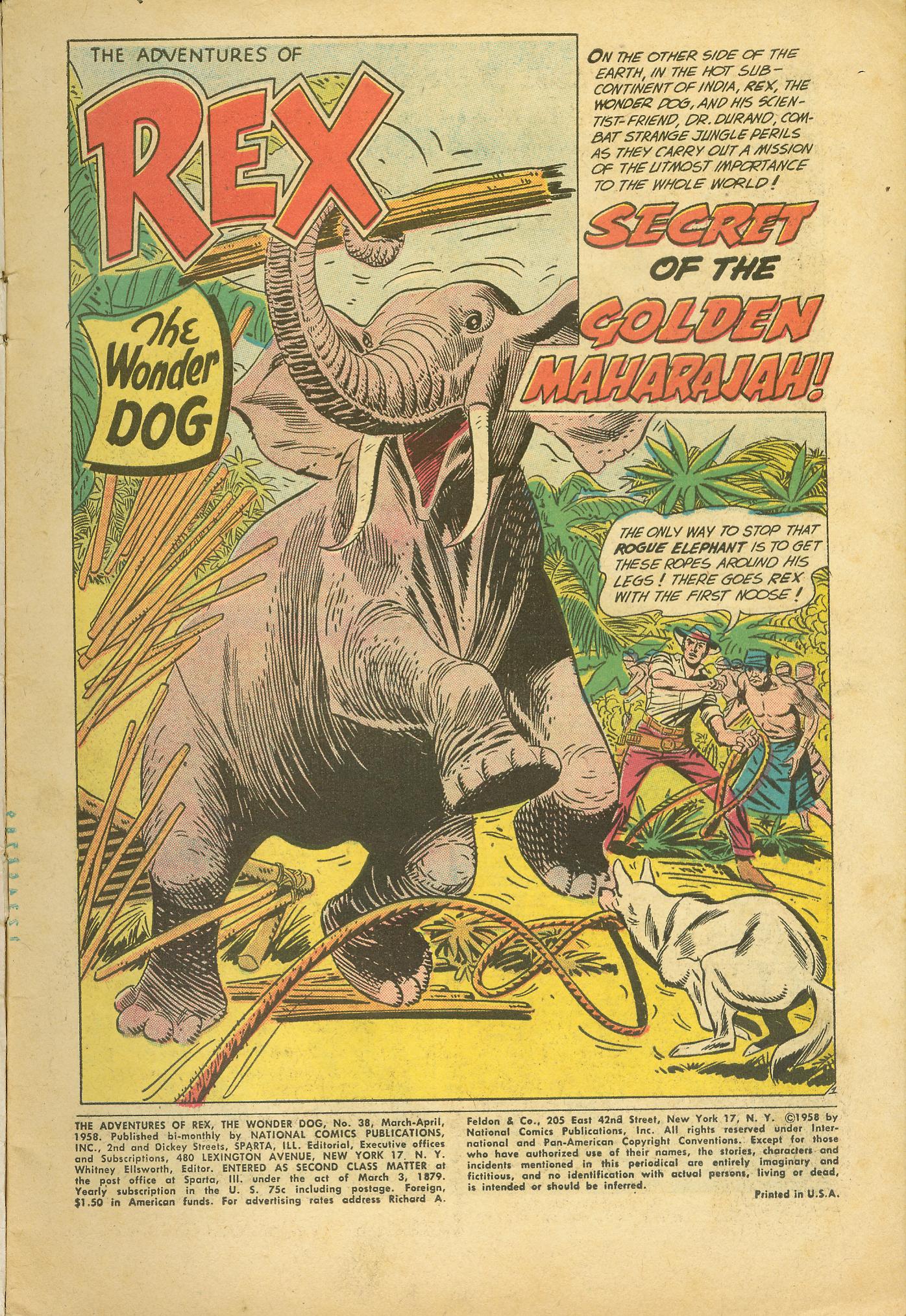 Read online The Adventures of Rex the Wonder Dog comic -  Issue #38 - 3