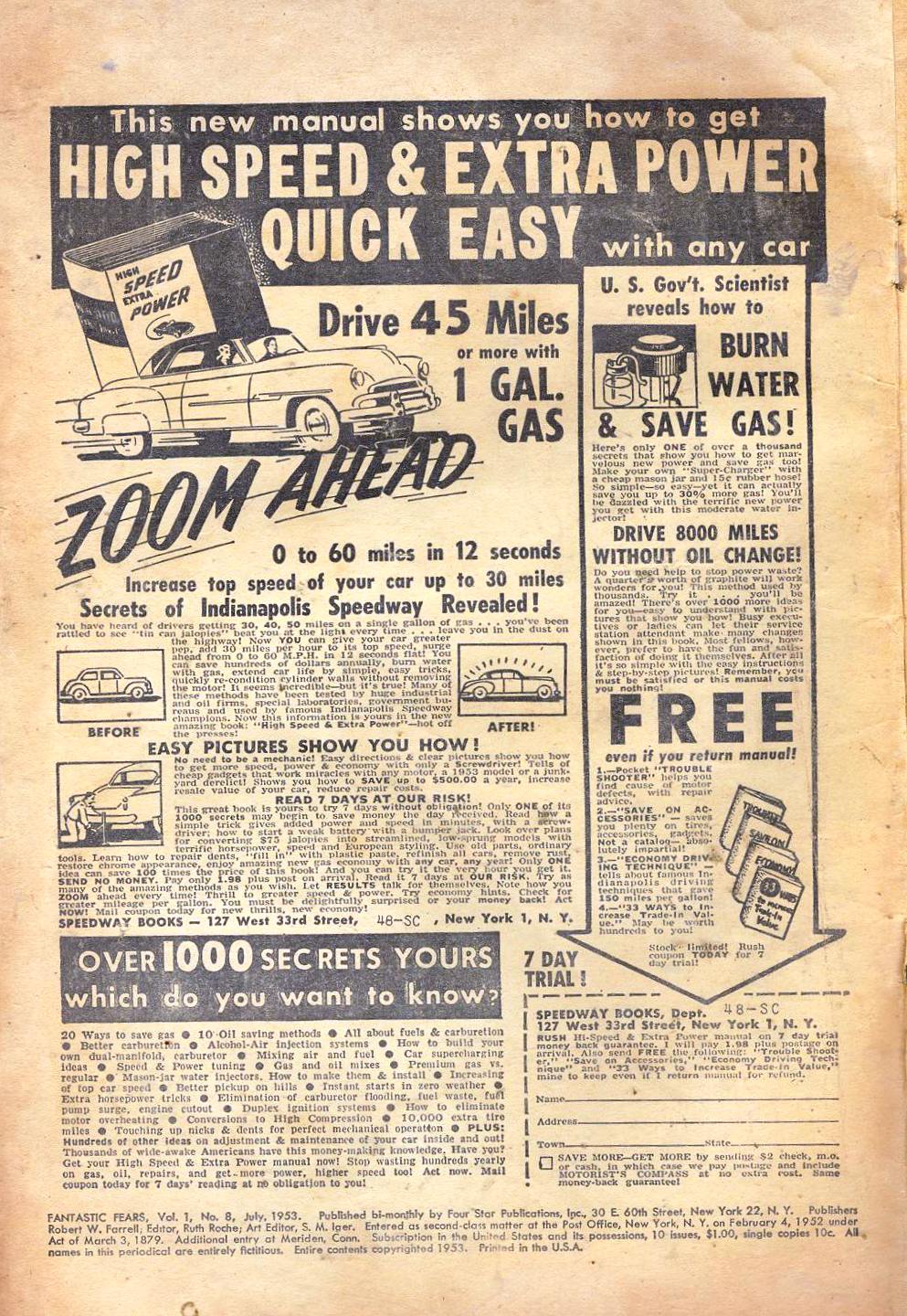 Read online Fantastic Fears comic -  Issue #8 - 2