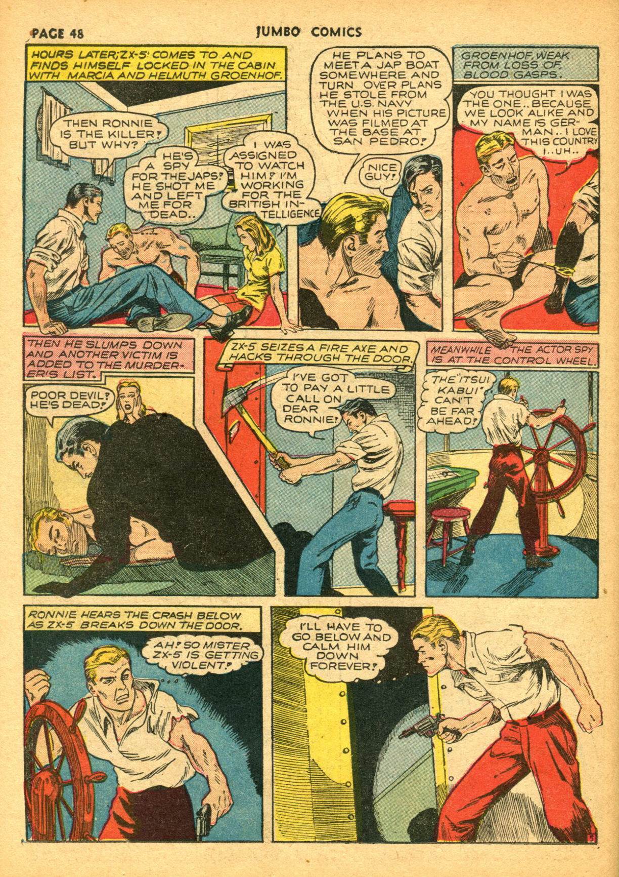 Read online Jumbo Comics comic -  Issue #34 - 51