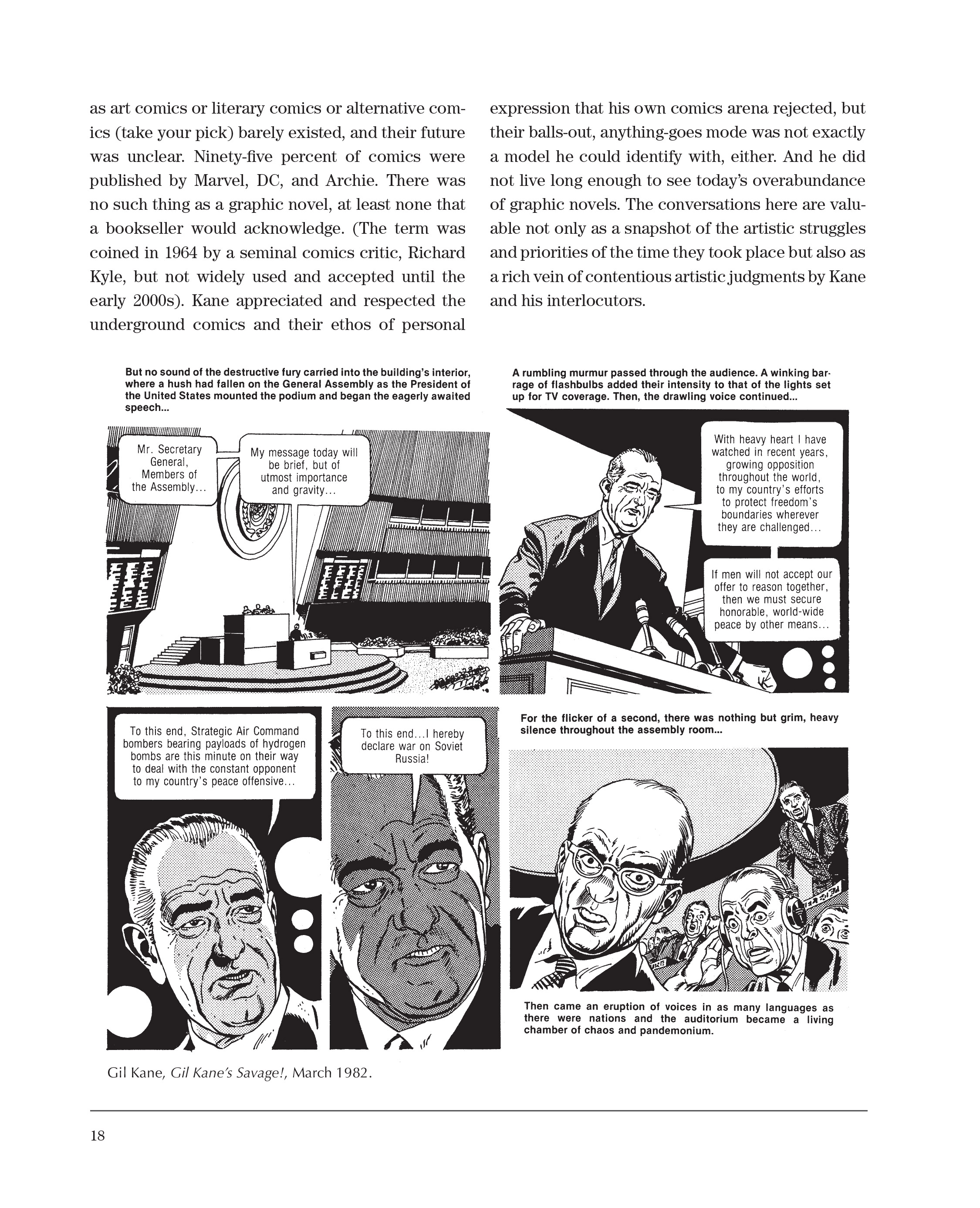 Read online Sparring With Gil Kane: Colloquies On Comic Art and Aesthetics comic -  Issue # TPB (Part 1) - 18
