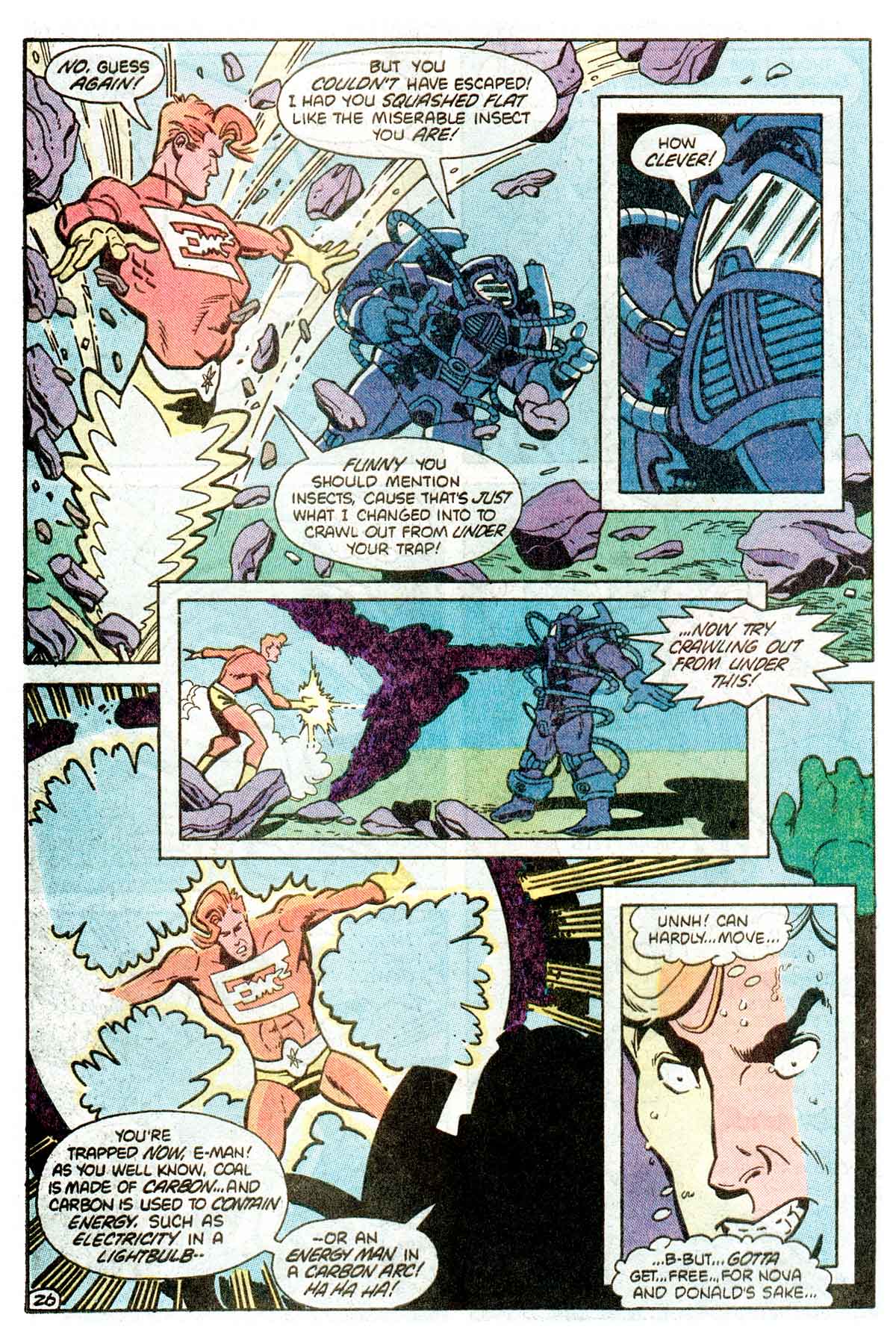 Read online E-Man (1983) comic -  Issue #10 - 28