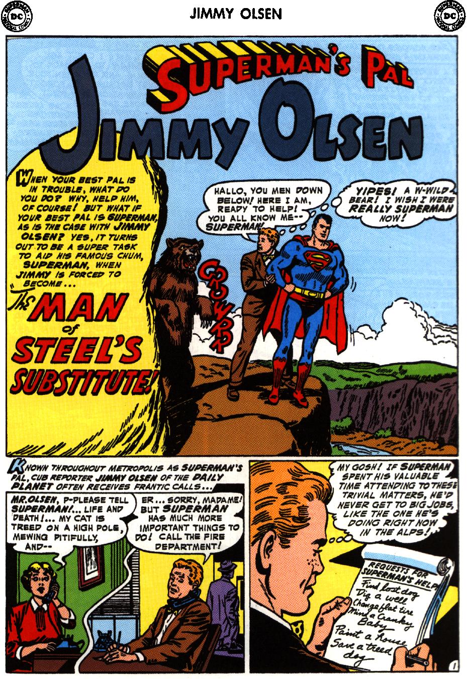 Read online Superman's Pal Jimmy Olsen comic -  Issue #1 - 25
