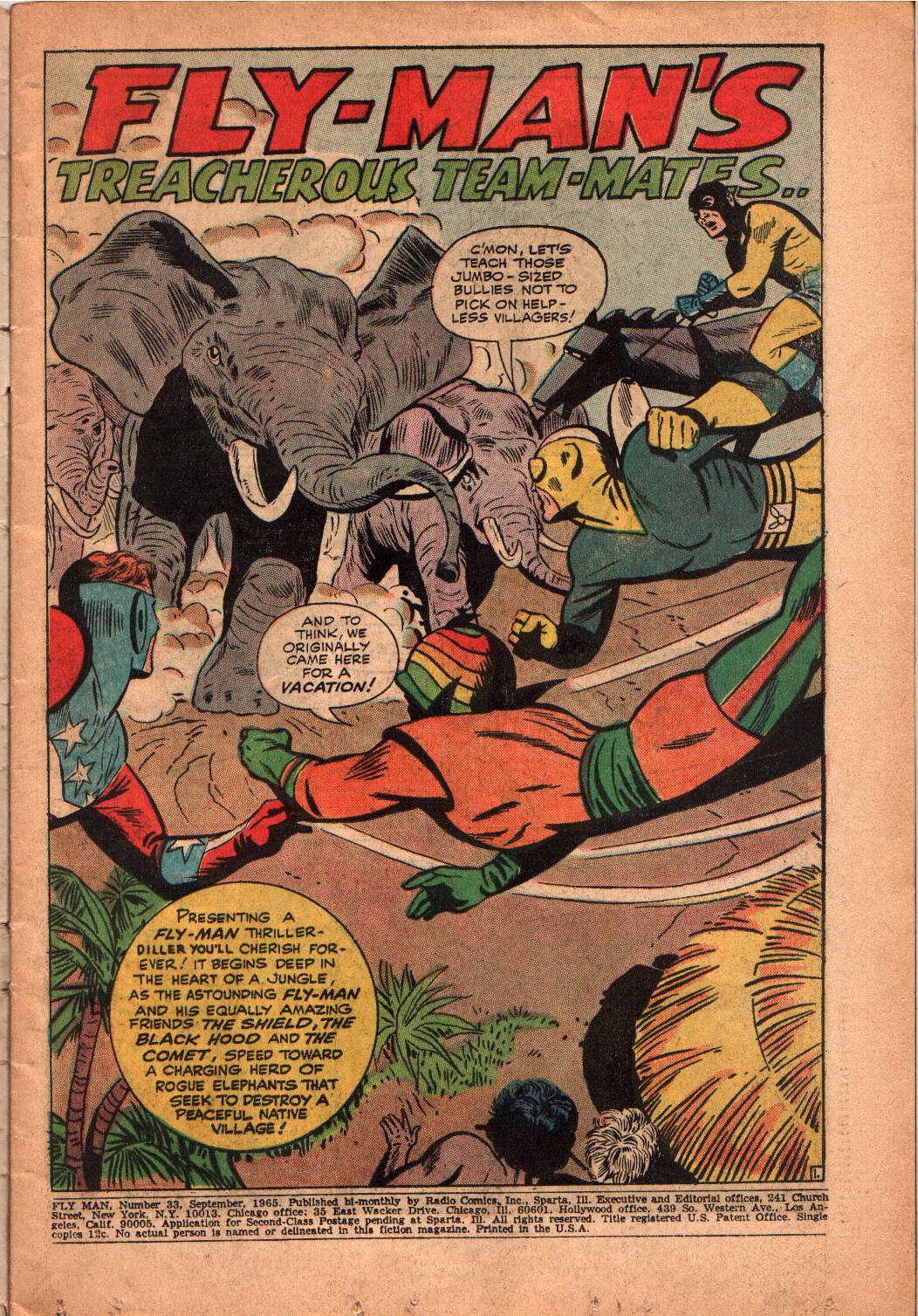 Read online Fly Man comic -  Issue #33 - 2