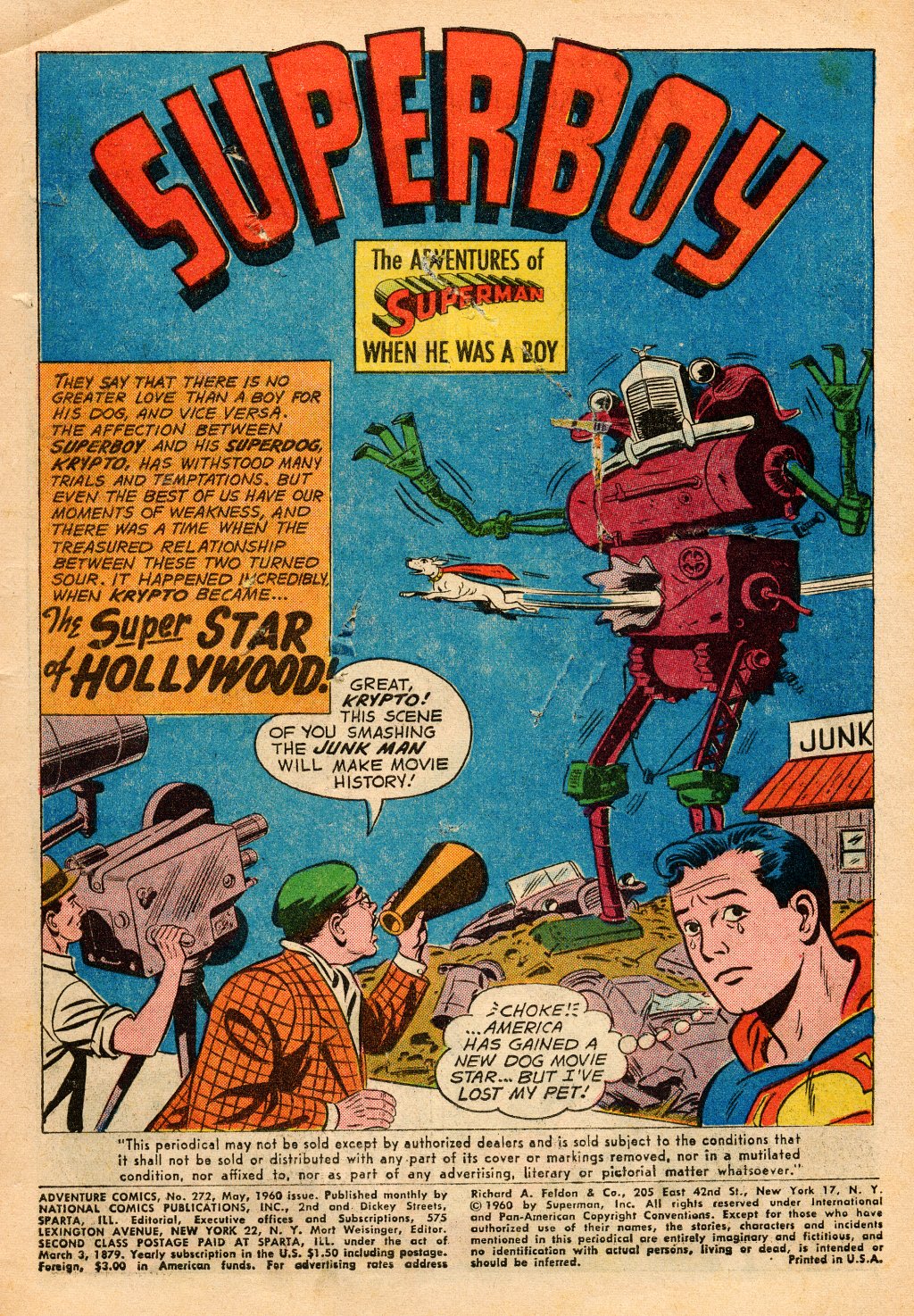 Read online Adventure Comics (1938) comic -  Issue #272 - 3