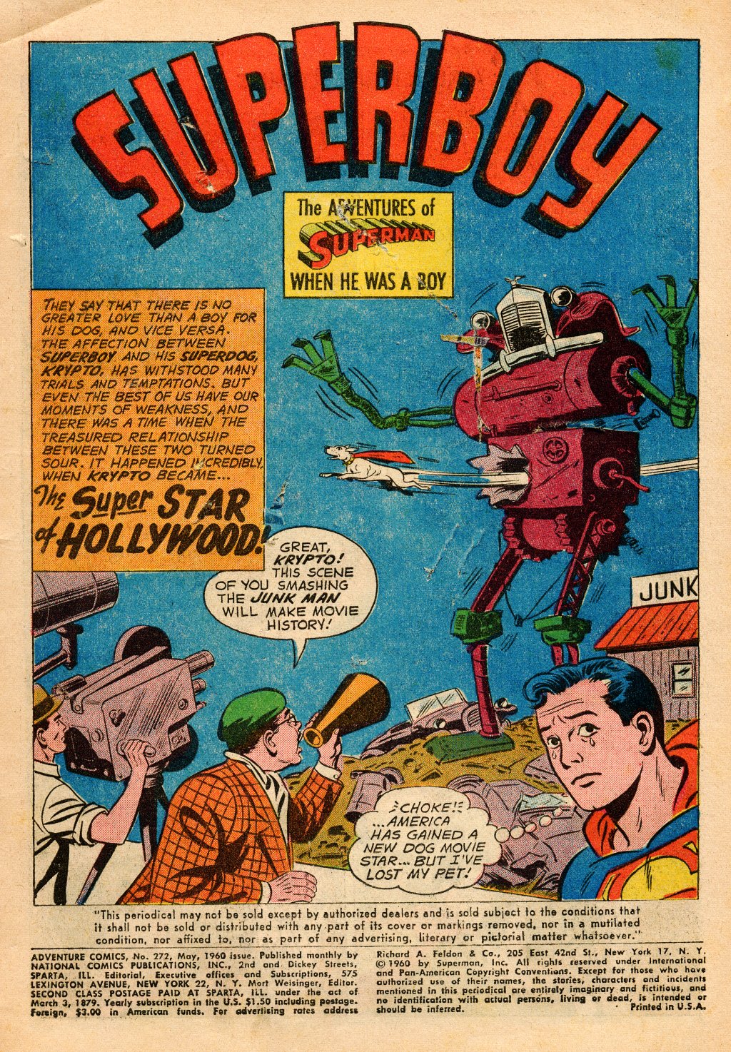 Adventure Comics (1938) issue 272 - Page 3