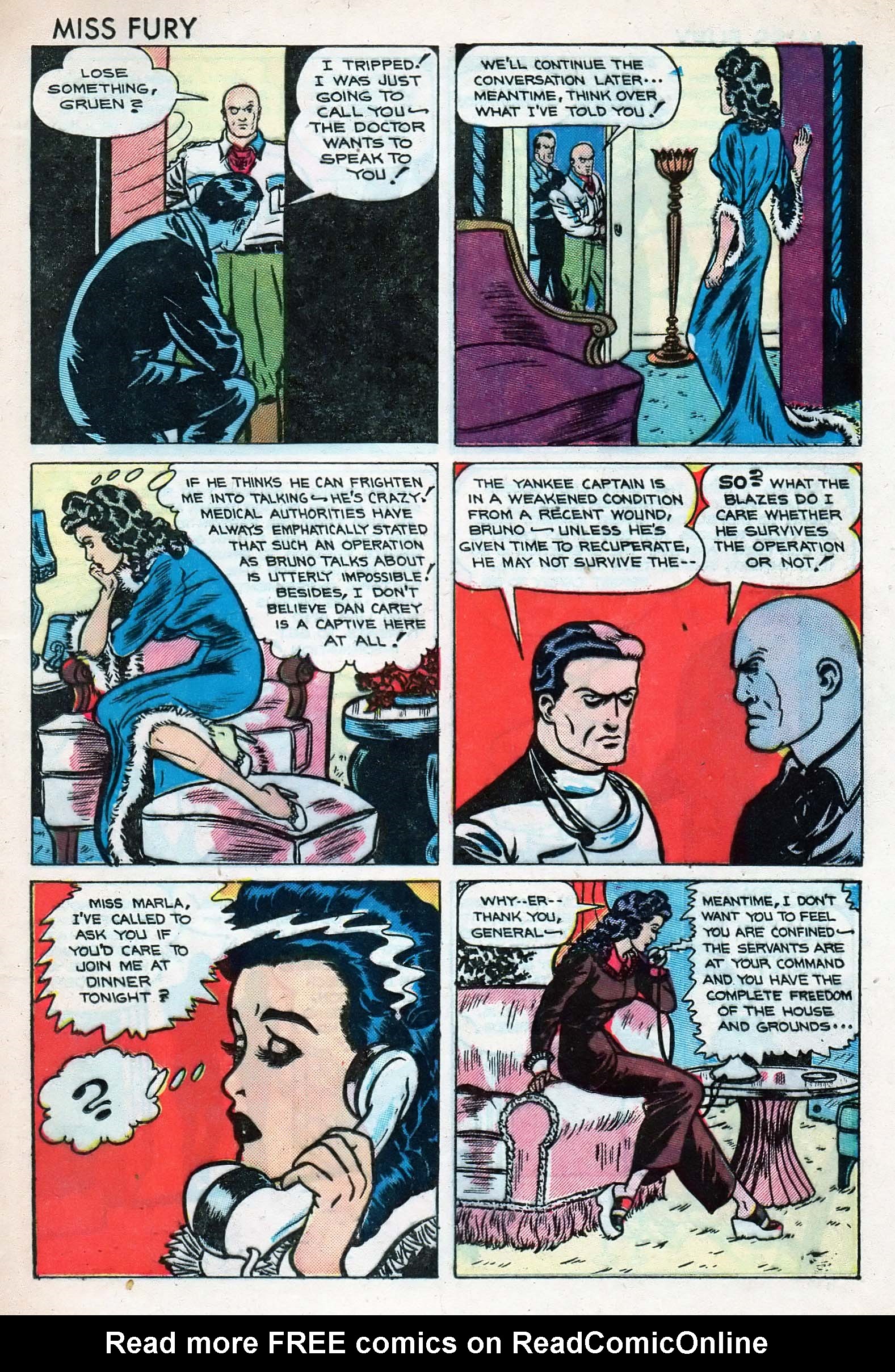 Read online Miss Fury (1942) comic -  Issue #5 - 37