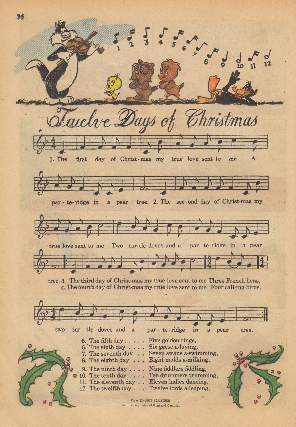 Read online Bugs Bunny's Christmas Funnies comic -  Issue # TPB 4 - 38