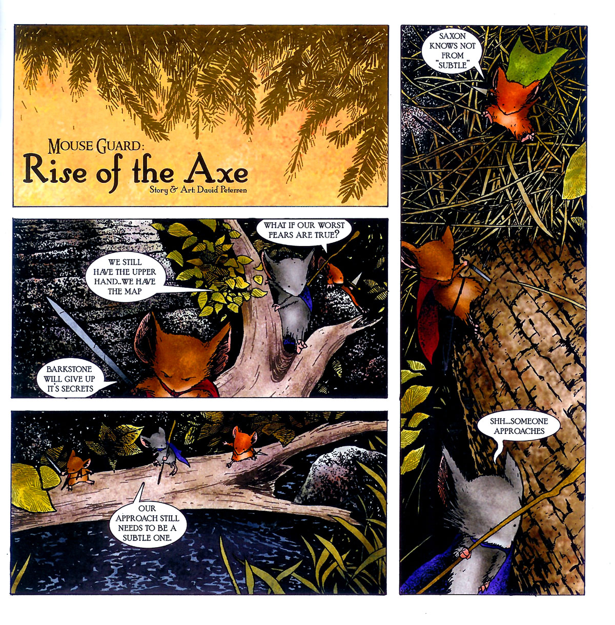 Read online Mouse Guard comic -  Issue #3 - 3