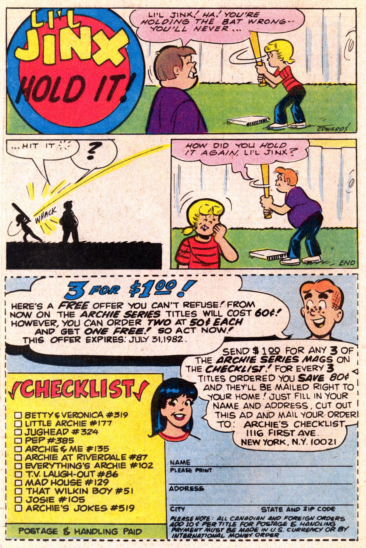 Read online Life With Archie (1958) comic -  Issue #232 - 22
