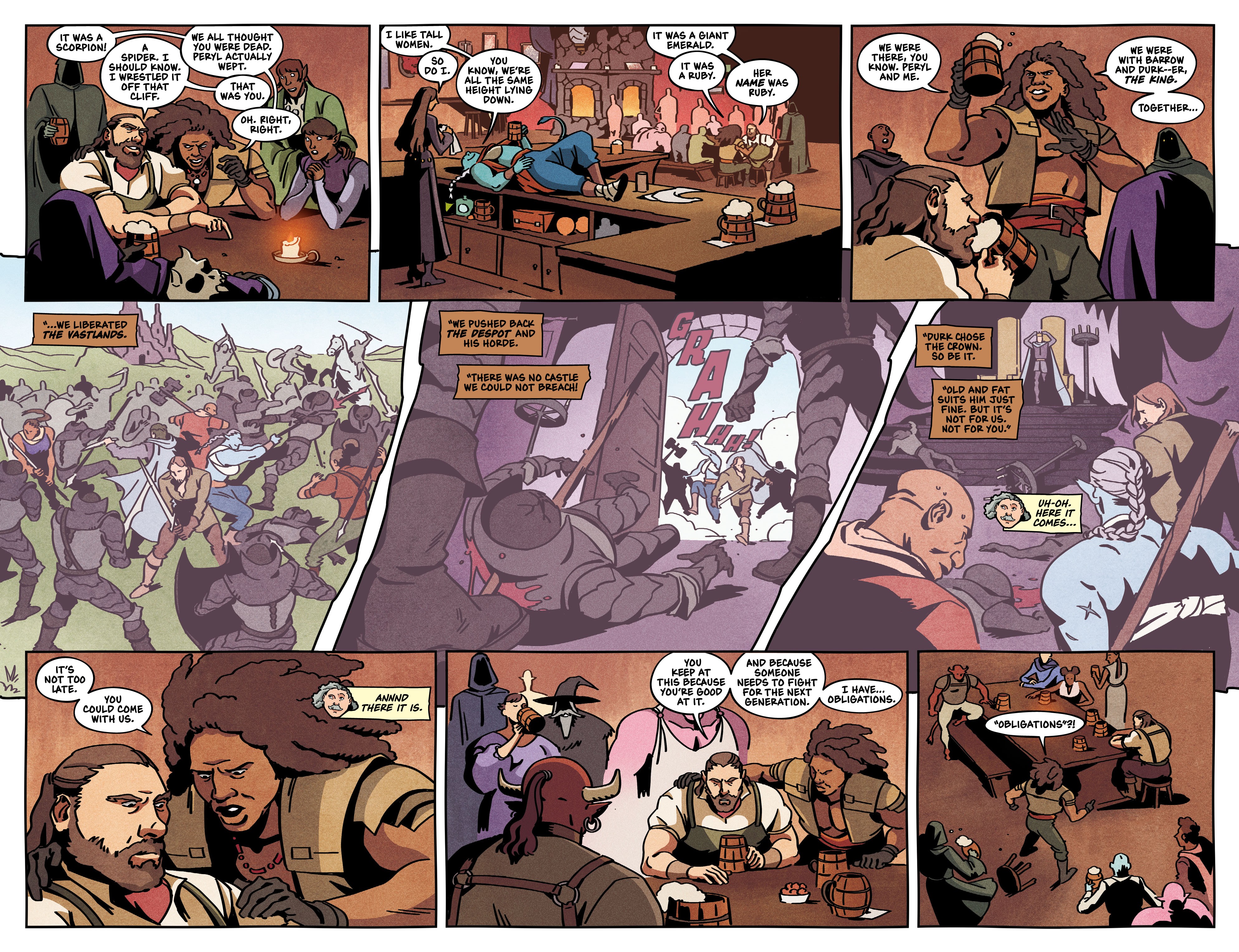 Read online Quests Aside comic -  Issue #2 - 9