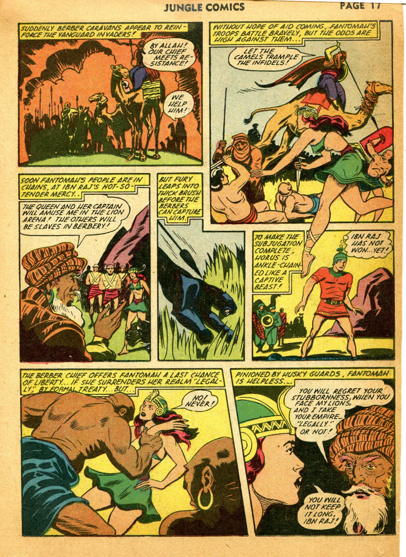 Read online Jungle Comics comic -  Issue #35 - 19