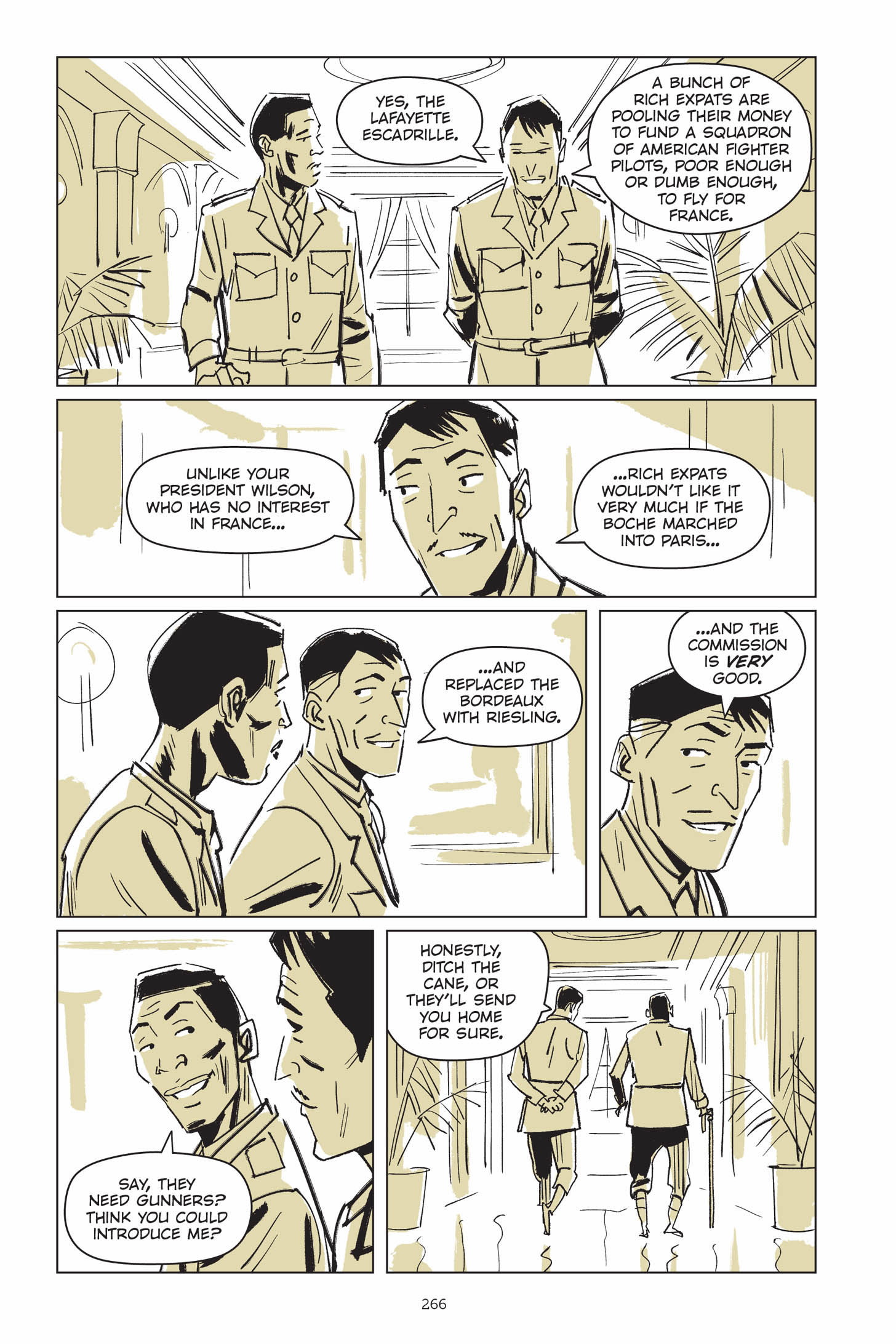 Read online Now Let Me Fly: A Portrait of Eugene Bullard comic -  Issue # TPB (Part 3) - 62