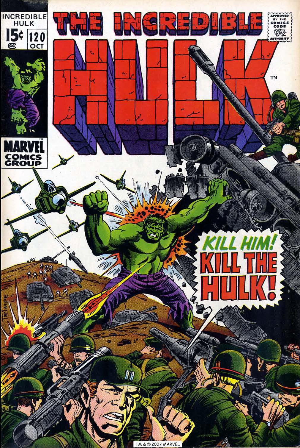 Read online The Incredible Hulk (1968) comic -  Issue #120 - 1