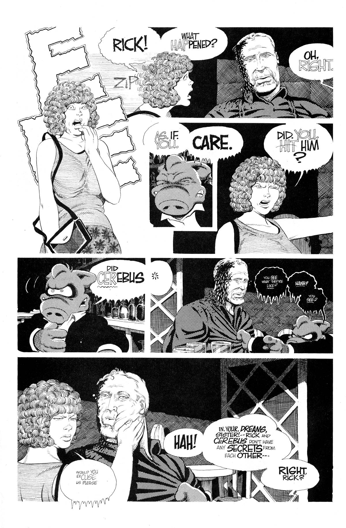 Read online Cerebus comic -  Issue #224 - 8