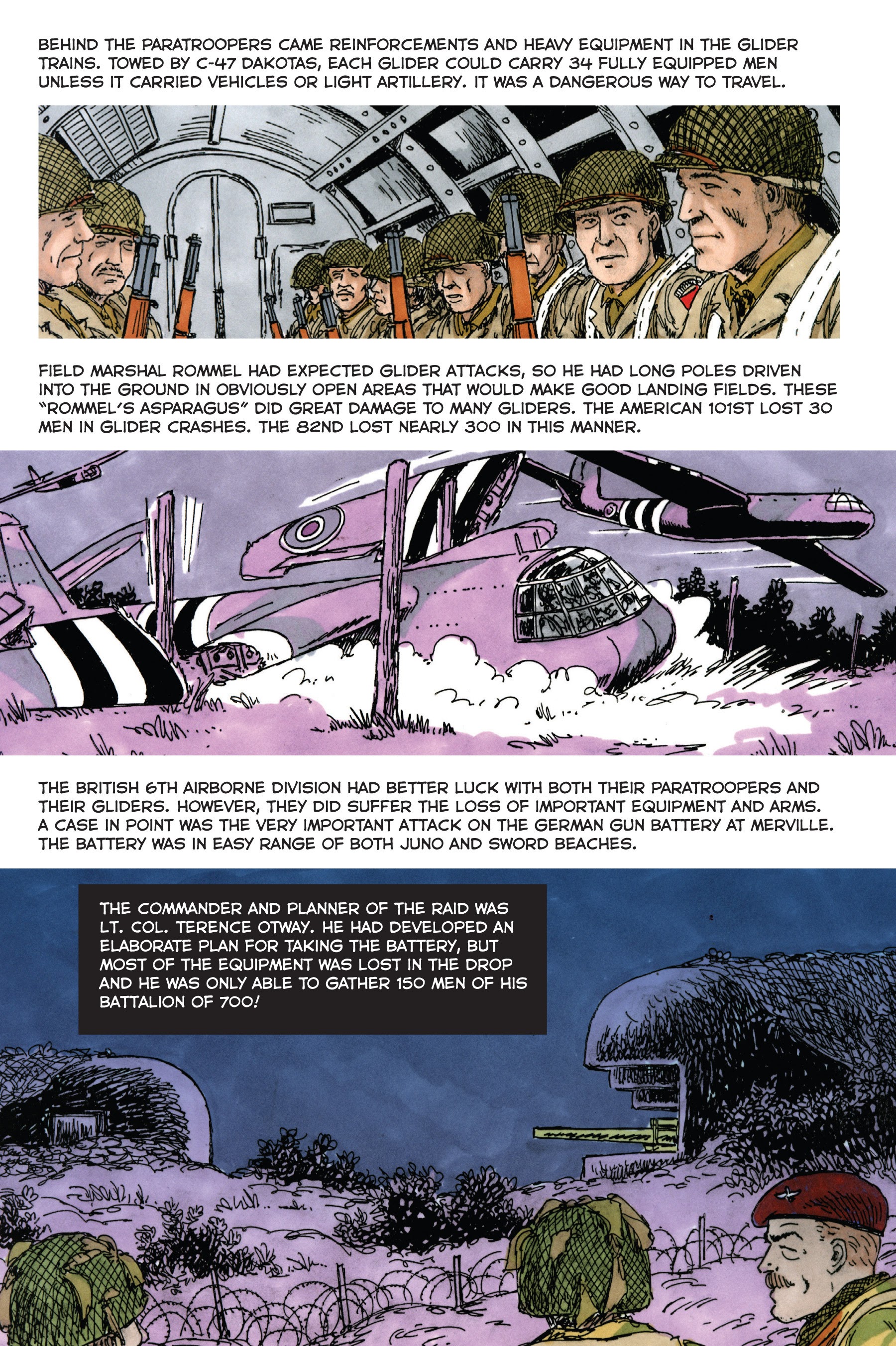 Read online Normandy: A Graphic History of D-Day, the Allied Invasion of Hitler's Fortress Europe comic -  Issue # TPB - 19