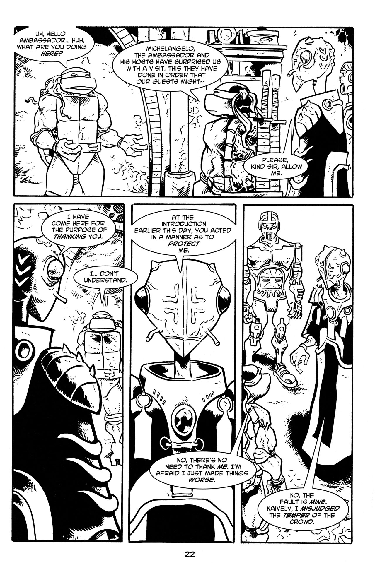 Read online Michelangelo The Third Kind comic -  Issue #2 - 24